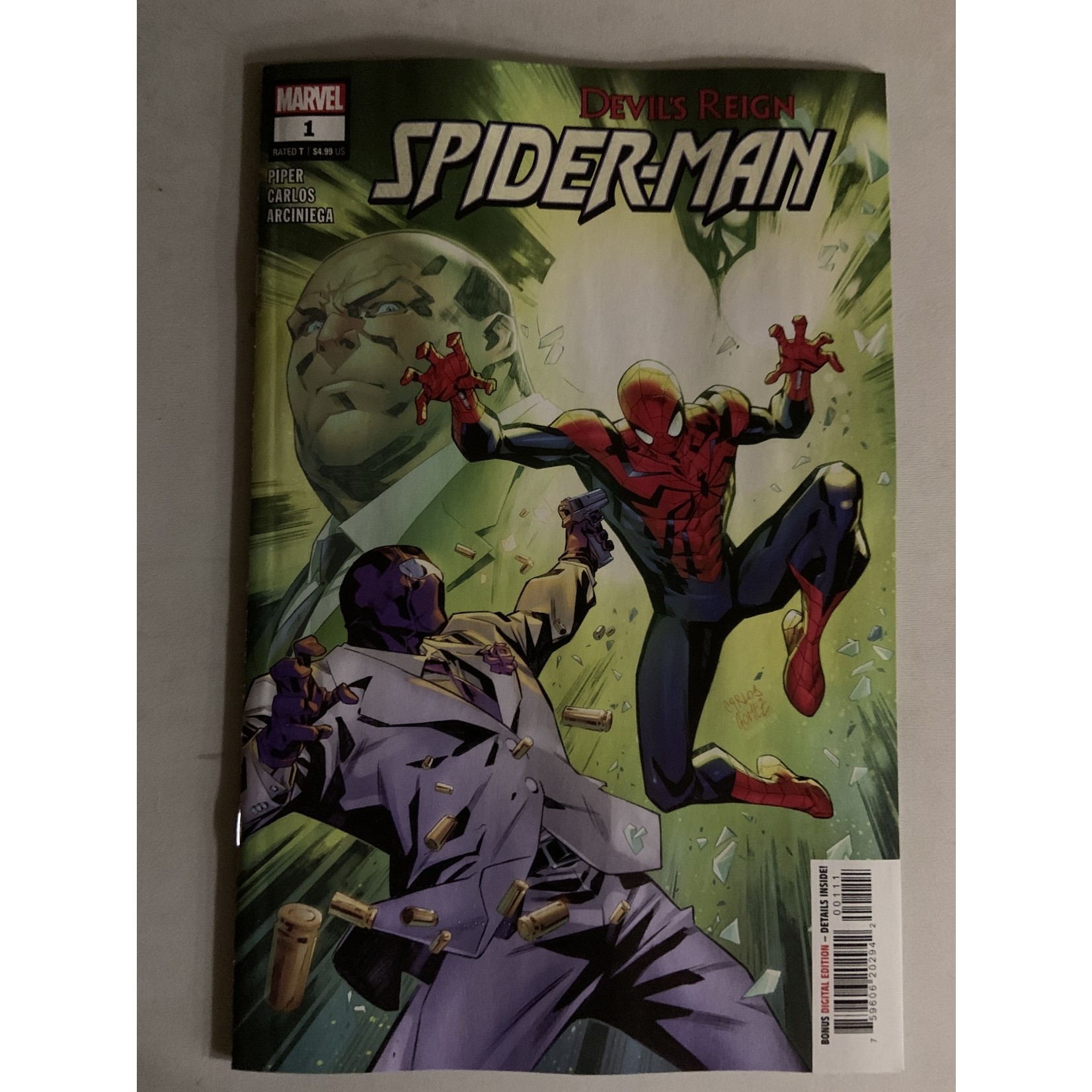 Marvel Comics Devil's Reign Of 6 2021 Spider-man #1