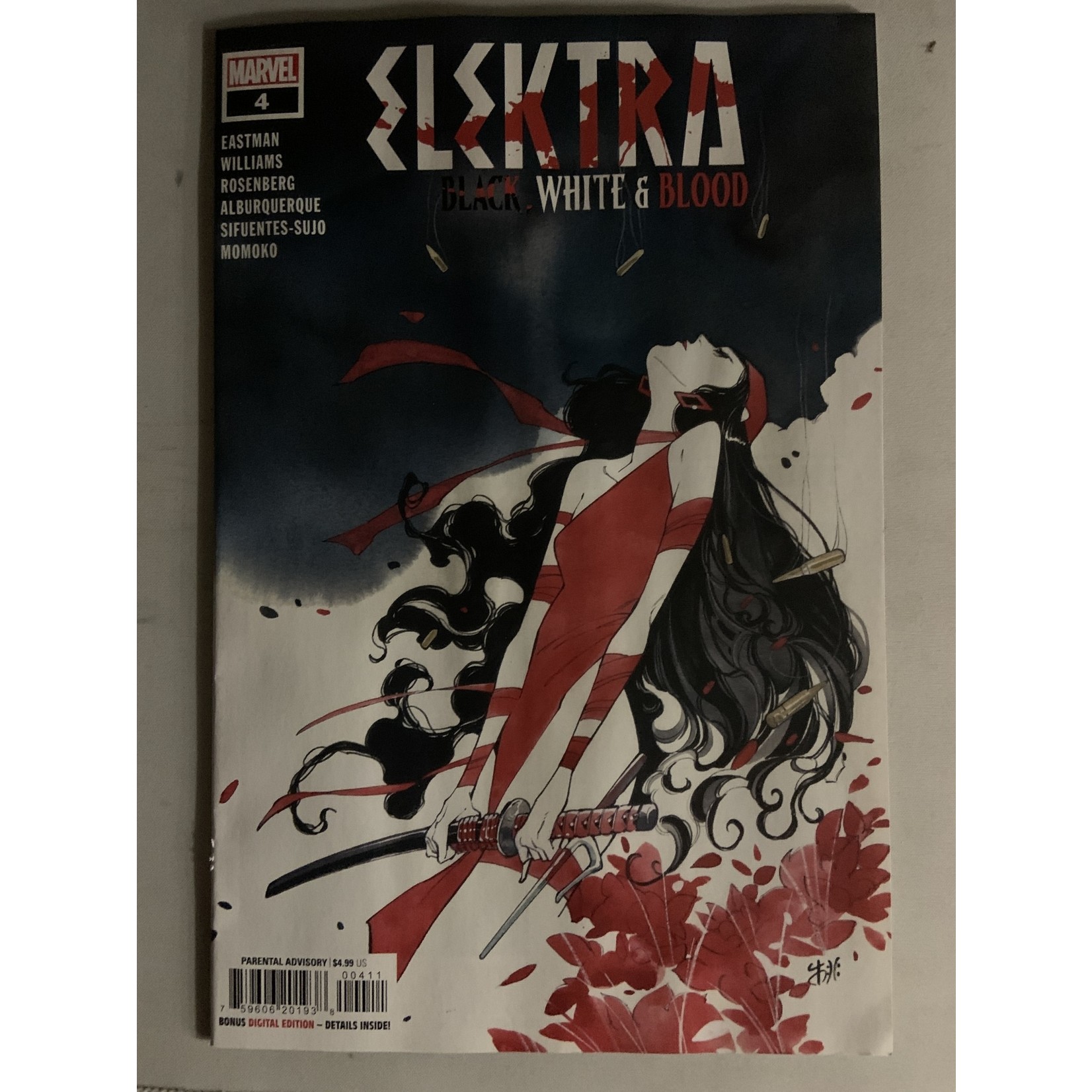 Marvel Comics Elektra Black White & Blood2021 #4