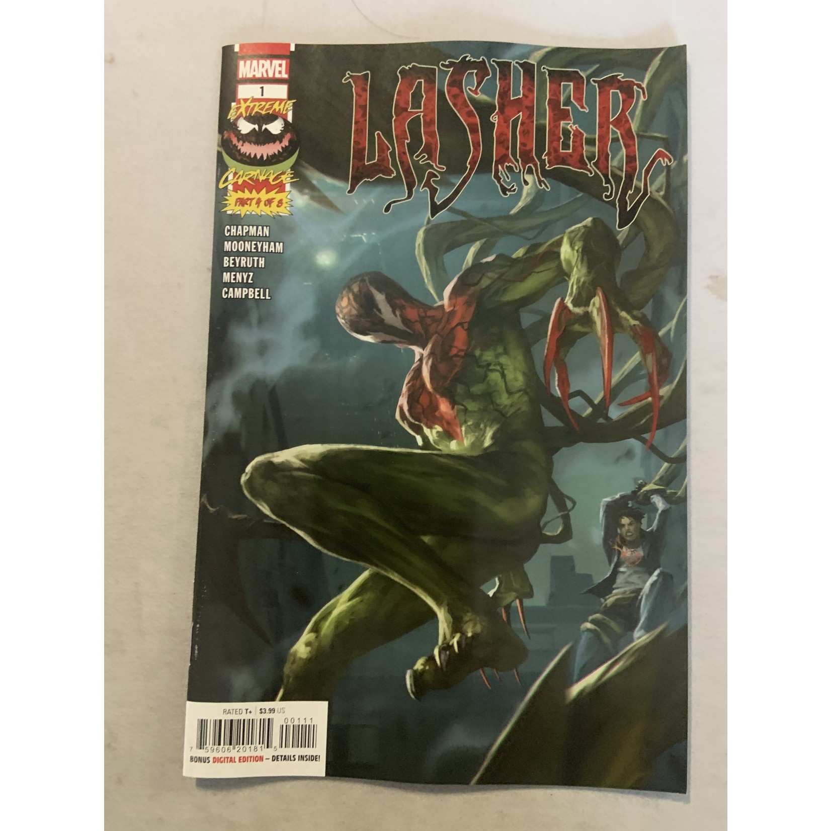 Marvel Comics Extreme Carnage Lasher 2021 #1