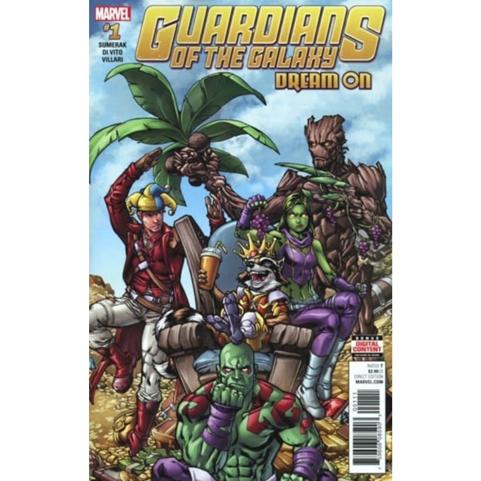 Marvel Comics Guardians of the Galaxy: Dream On 2017 #1