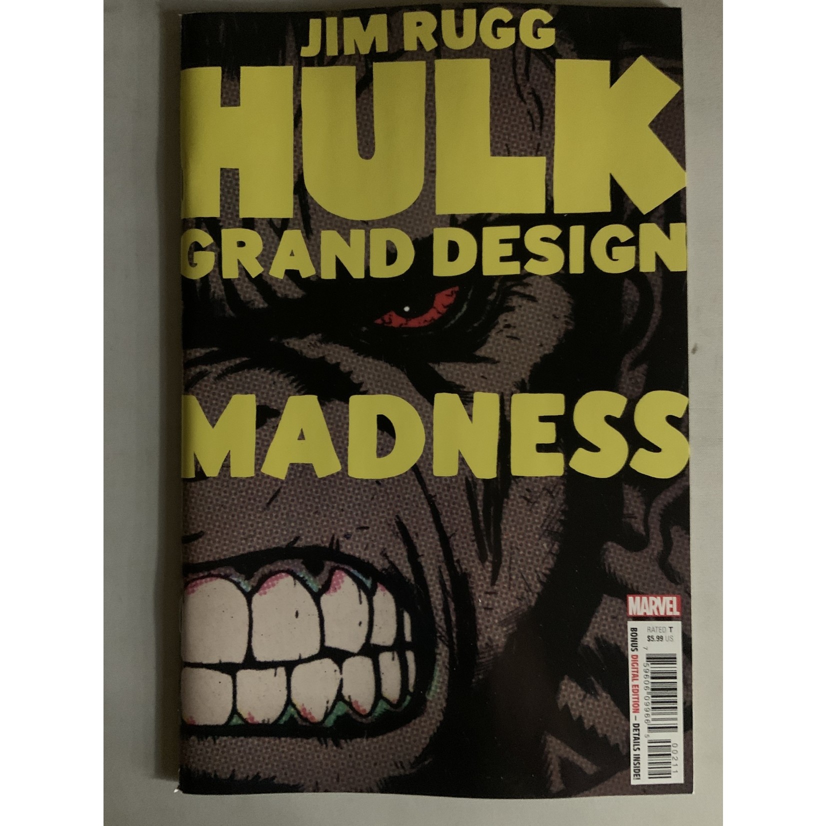 Marvel Comics Hulk Grand Design Madness 2022 One Shot #1