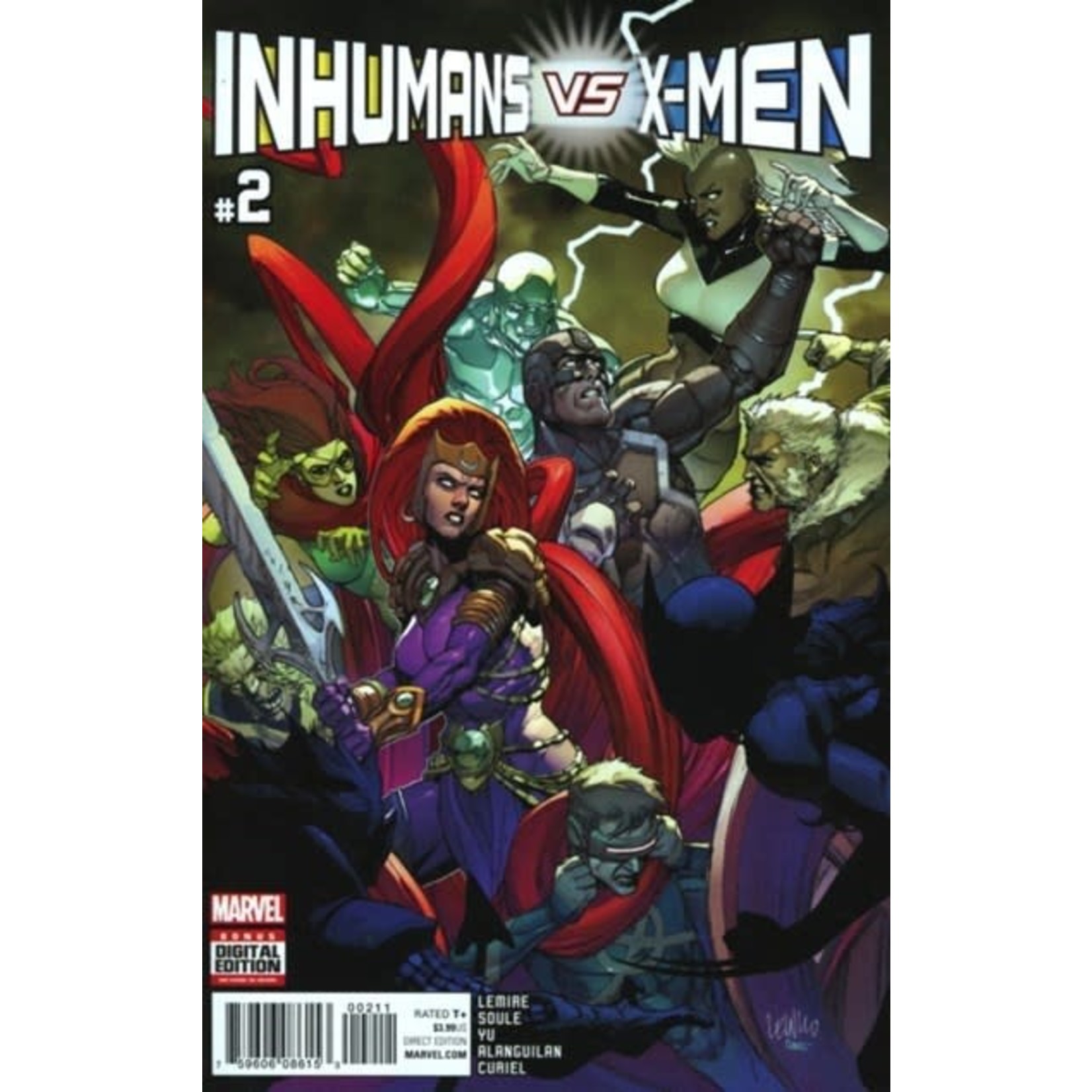 Marvel Comics Inhumans vs X-Men (of 6) 2017 #2
