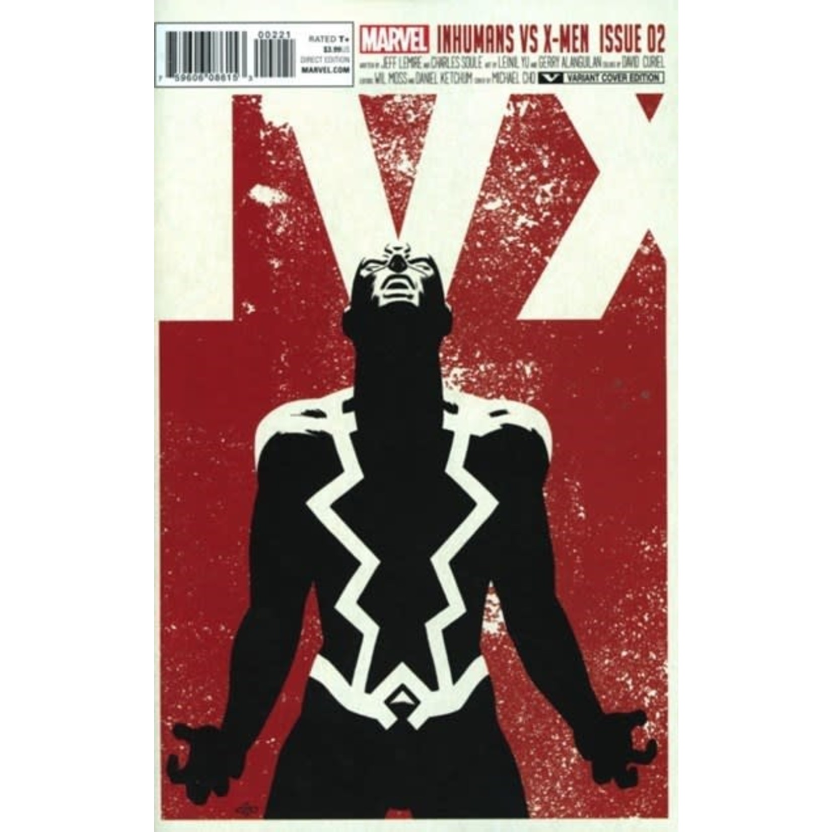 Marvel Comics Inhumans vs X-Men (of 6) 2017 #2 CVR B