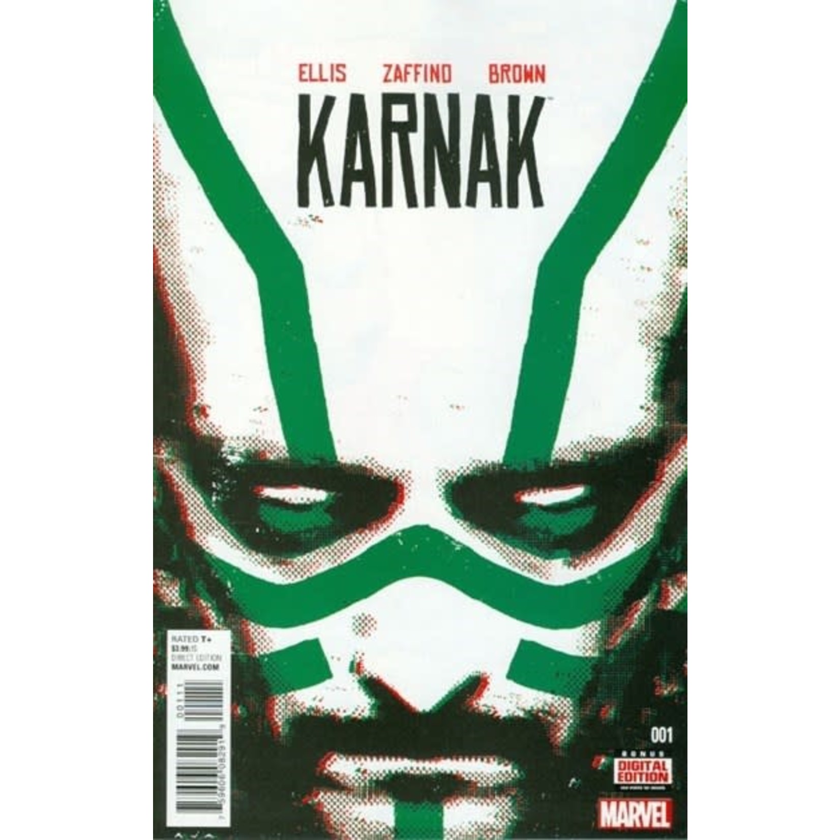 Marvel Comics Karnak 2015 #1