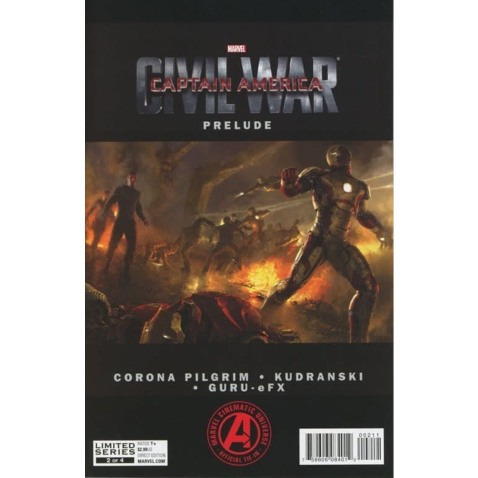 Marvel Comics Marvels Captain America Civil War Prelude 2016 #2