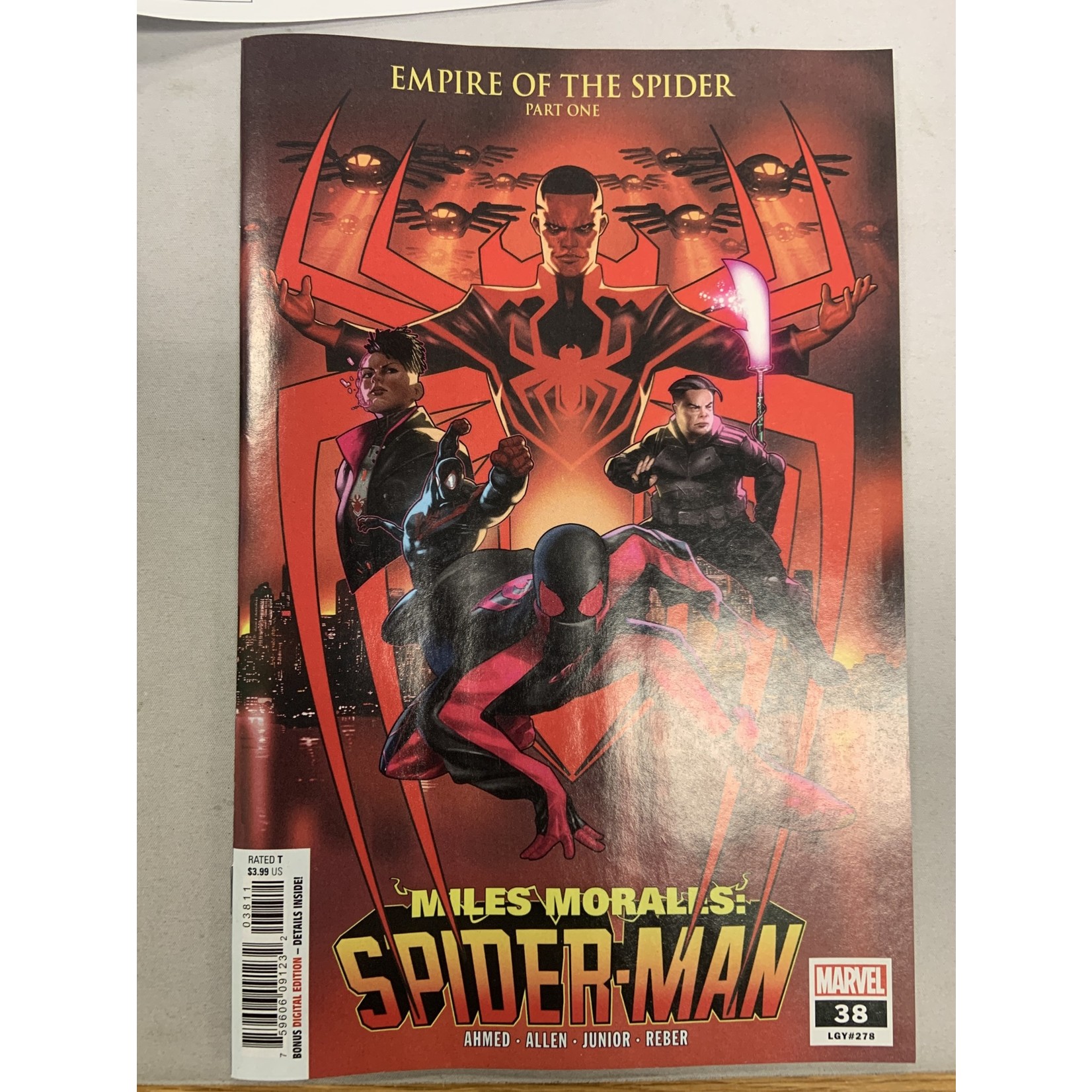Marvel Comics Miles Morales Spider-Man 2018 #38