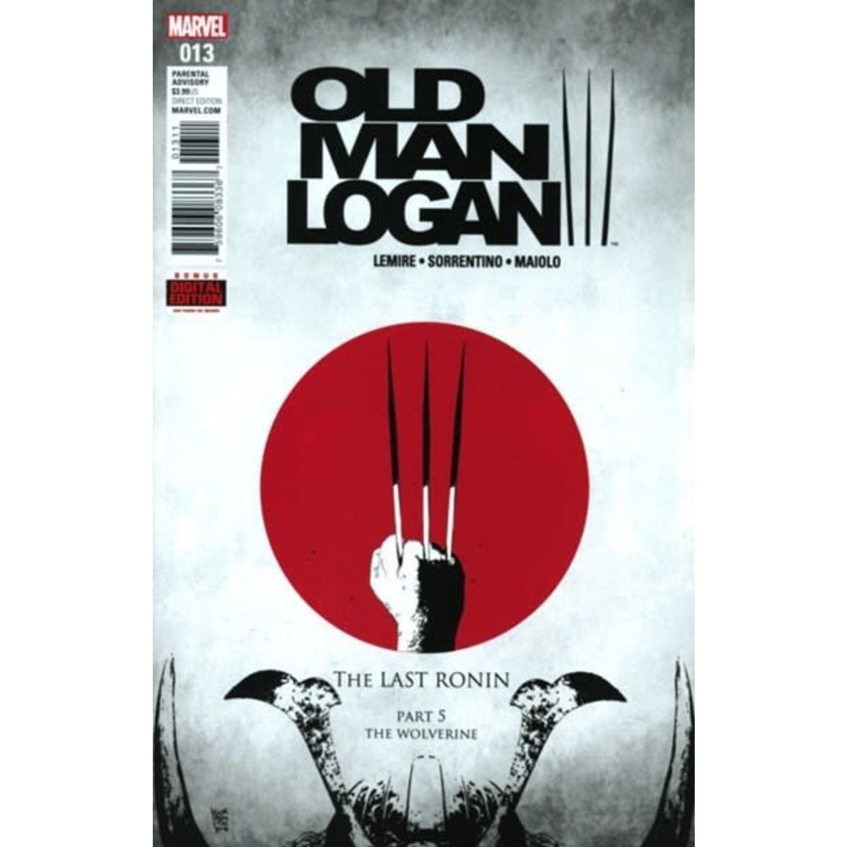 Marvel Comics Old Man Logan 2015-2016 #13