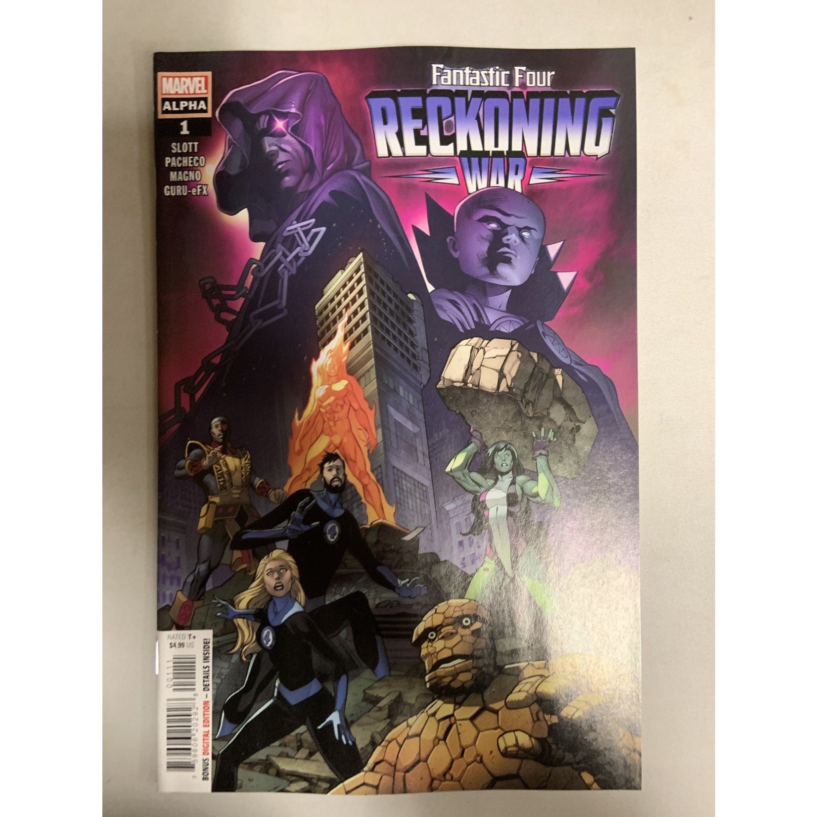 Marvel Comics Reckoning War 2022 Fantastic Four Alpha #1