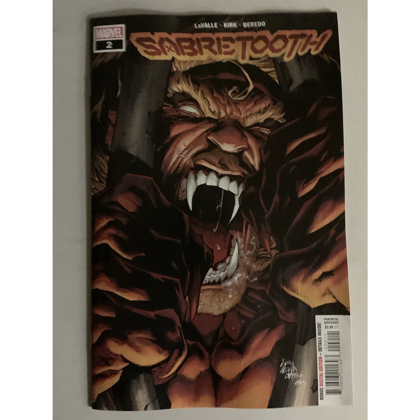 Marvel Comics Sabretooth 2022 #2