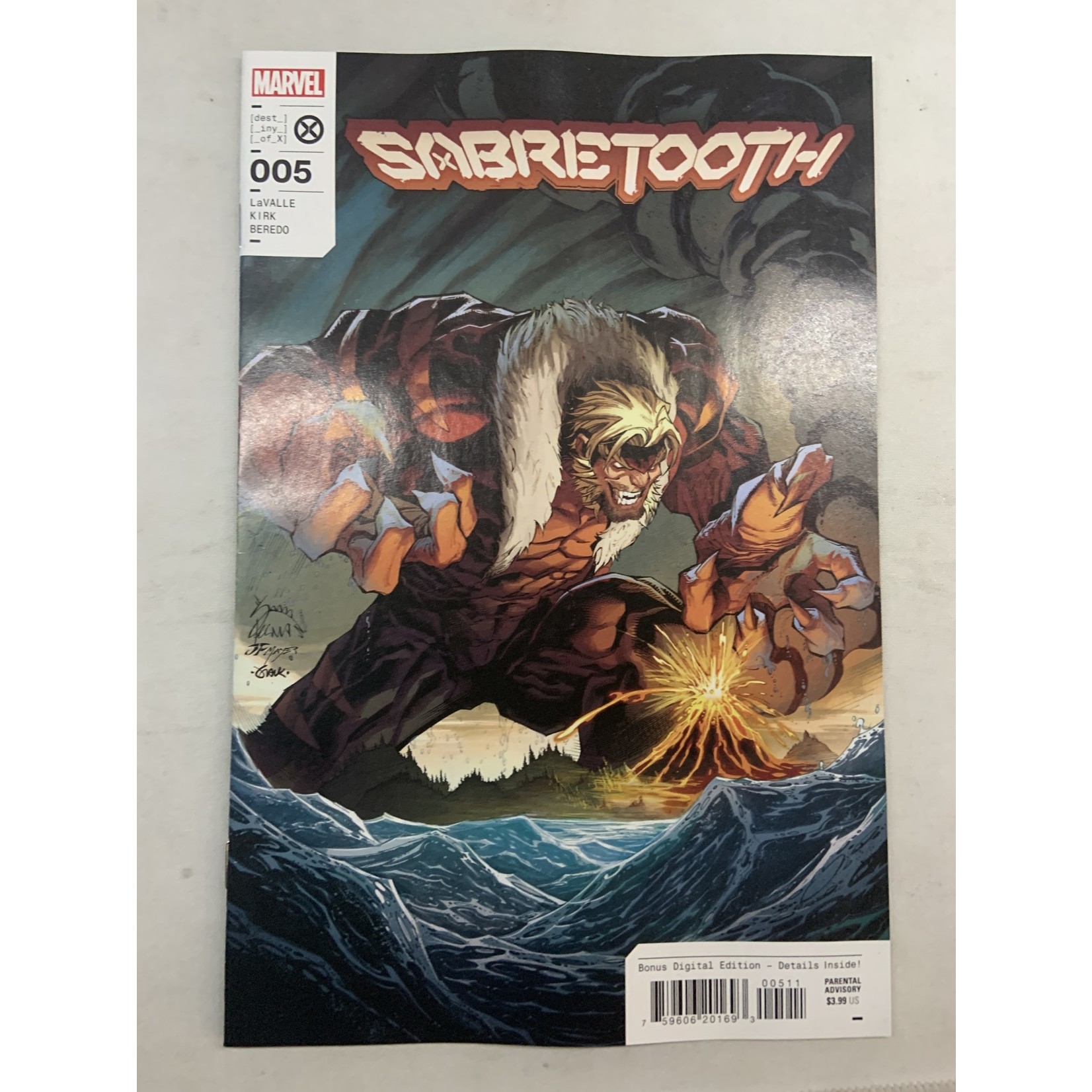 Marvel Comics Sabretooth 2022 #5