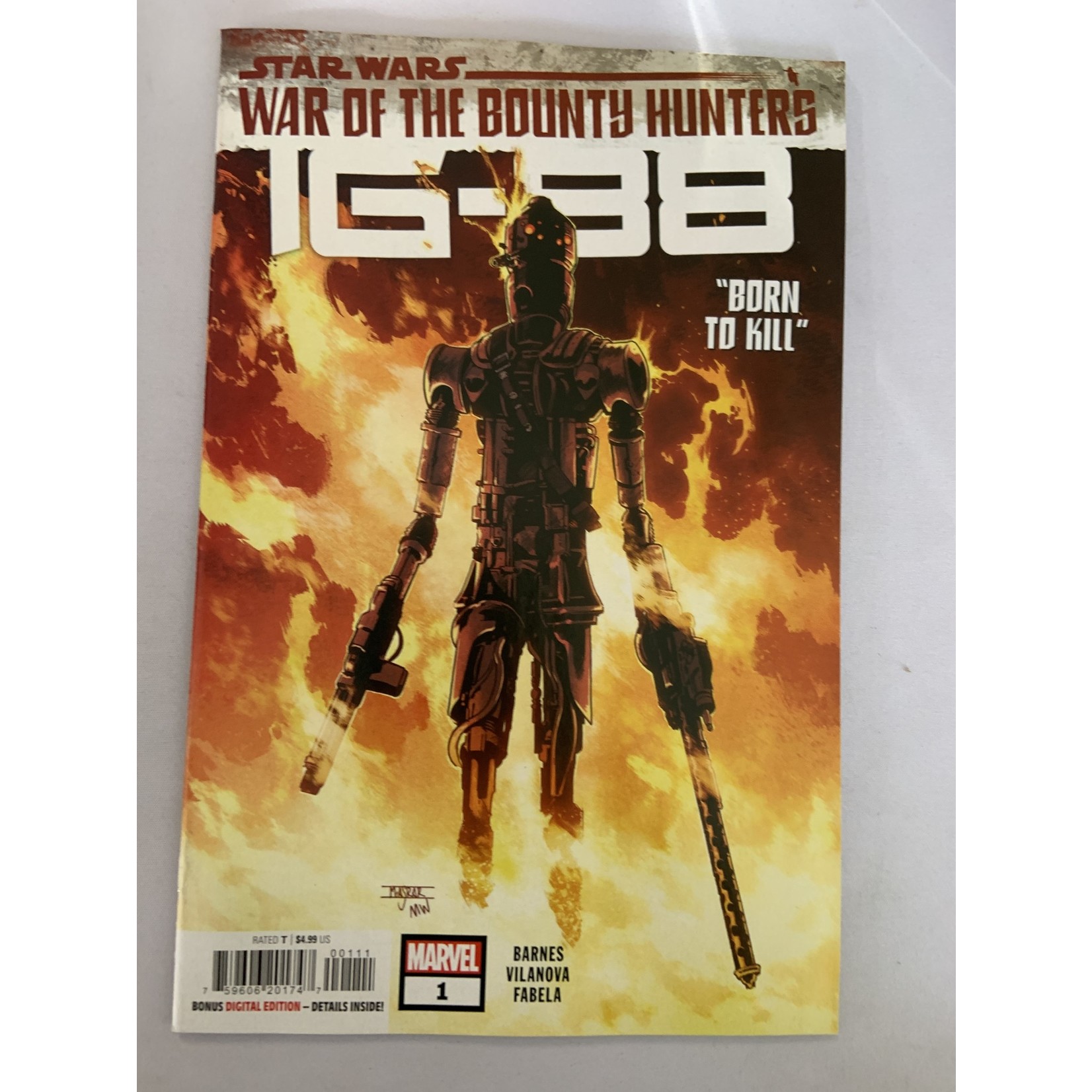 Marvel Comics Star Wars Bounty Hunters IG-88 2021 #1