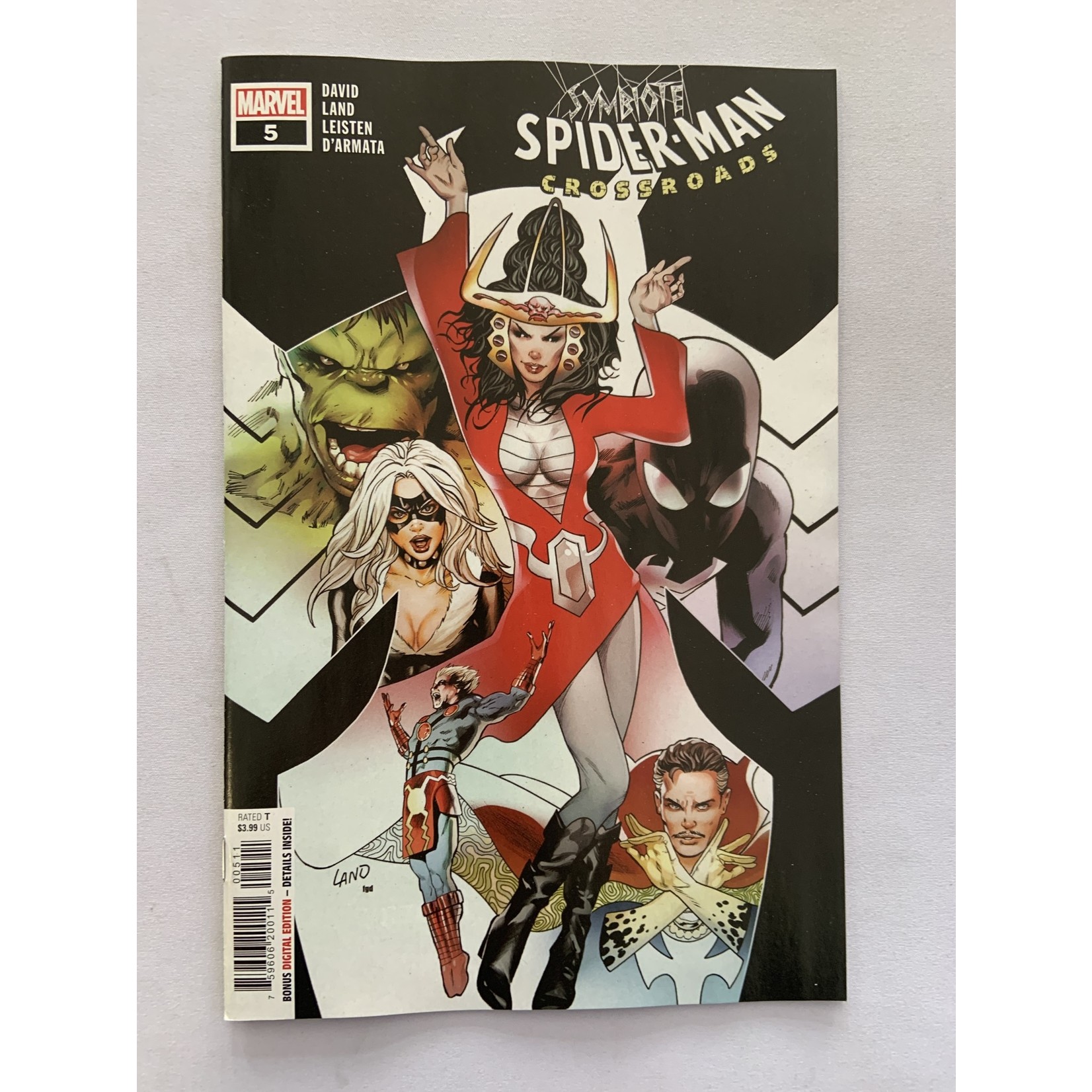 Marvel Comics Symbiote Spider-man Crossroads 2021 #5