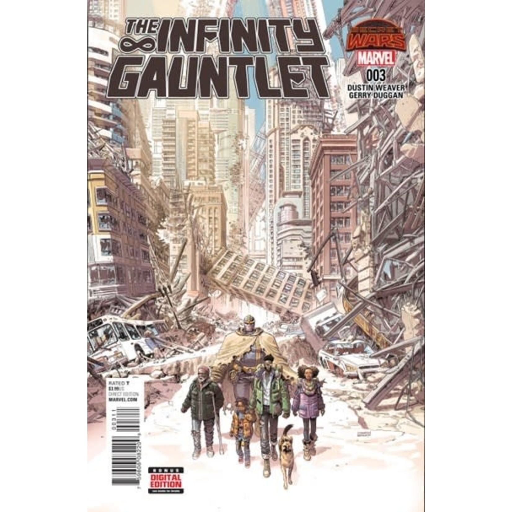 Marvel Comics The Infinity Gauntlet SWA 2015 #3