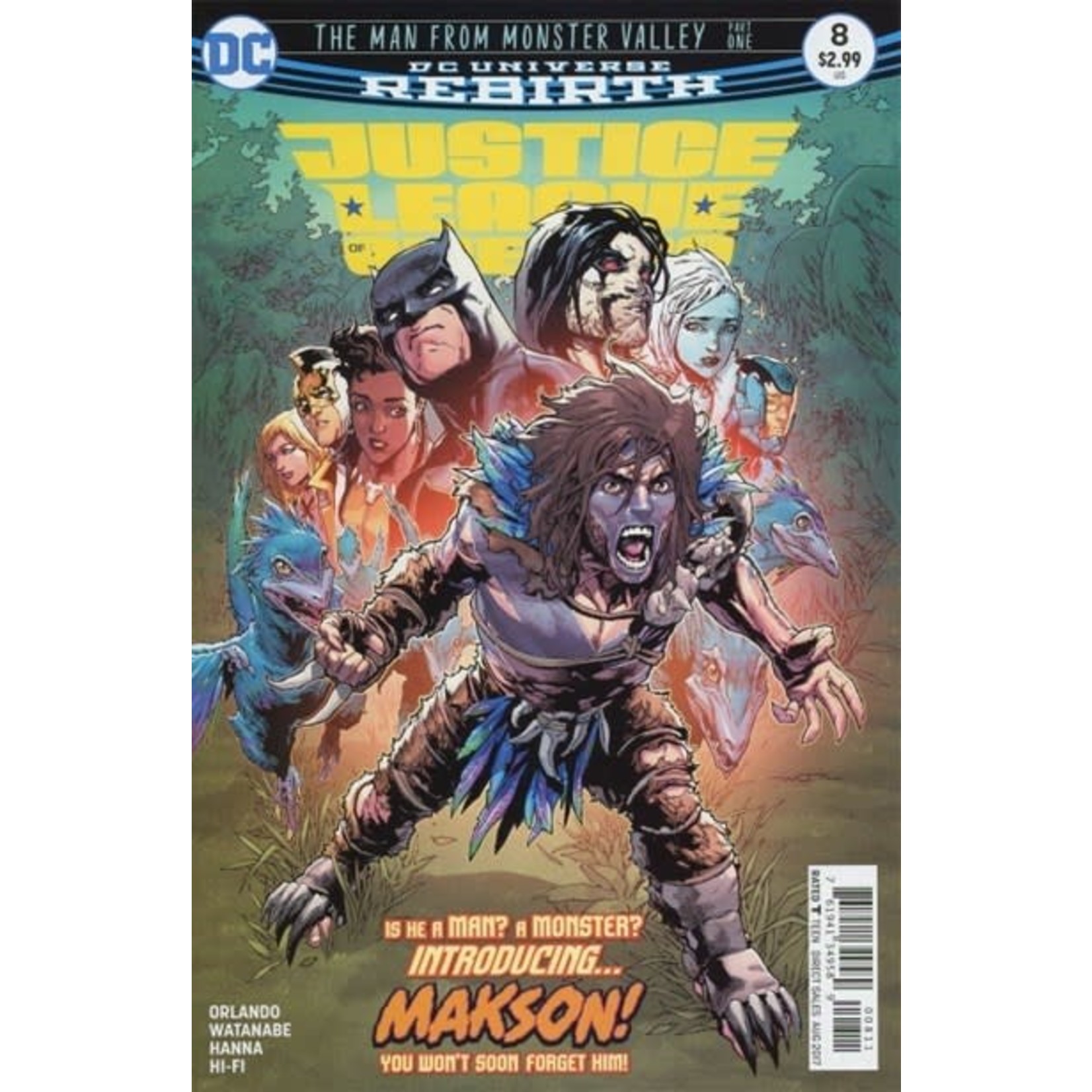 DC Comics Justice League of America 2017 #8