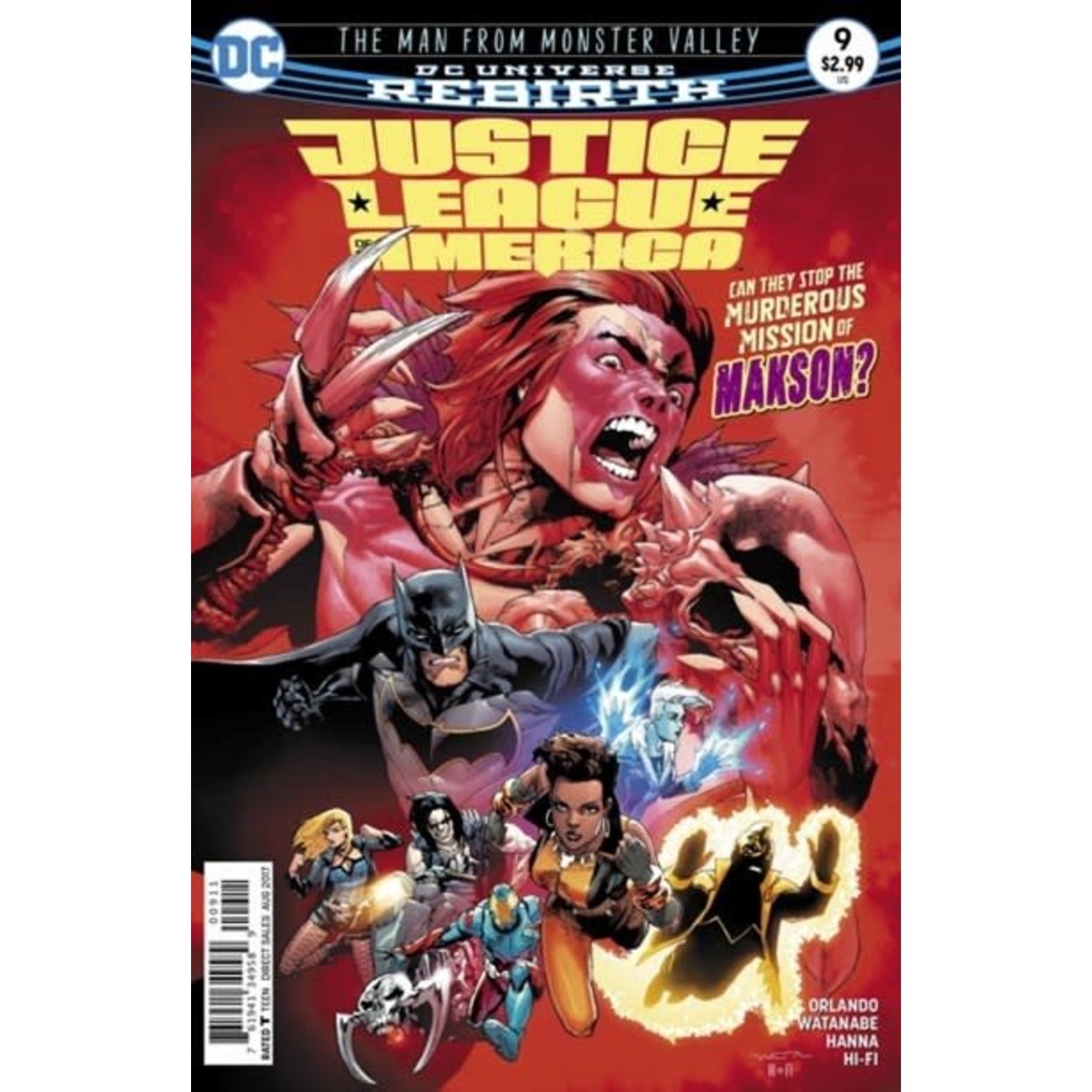 DC Comics Justice League of America 2017 #9