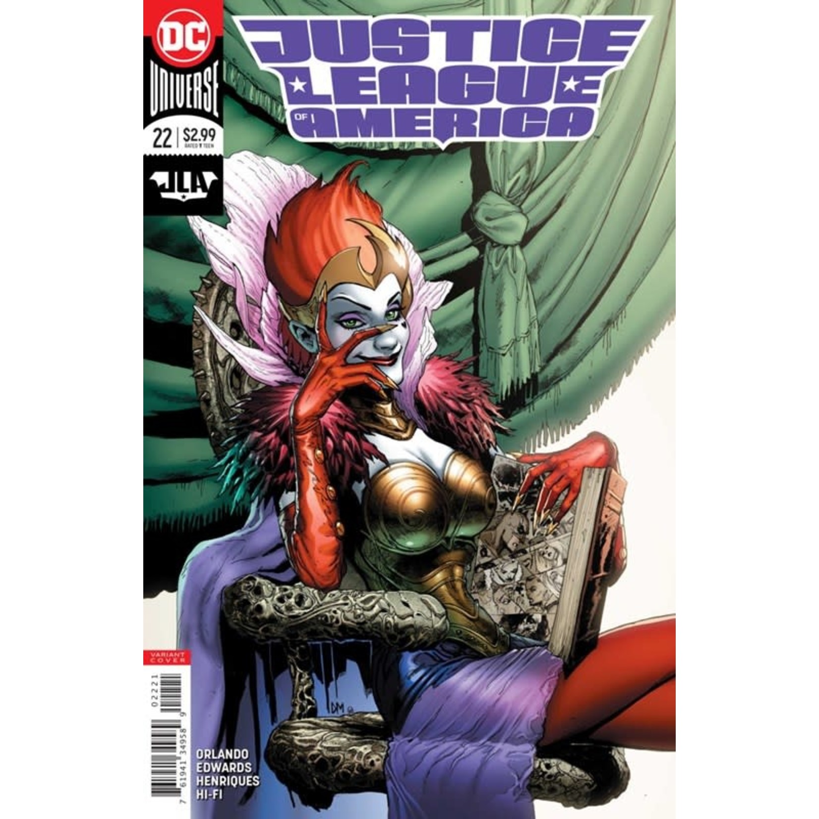 DC Comics Justice League of America 2017 #22 B