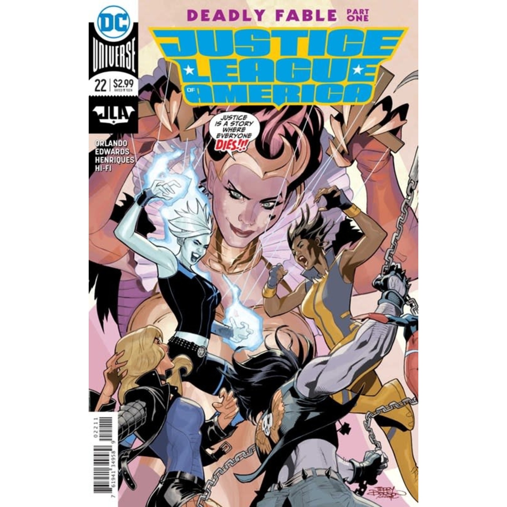 DC Comics Justice League of America 2017 #22 A