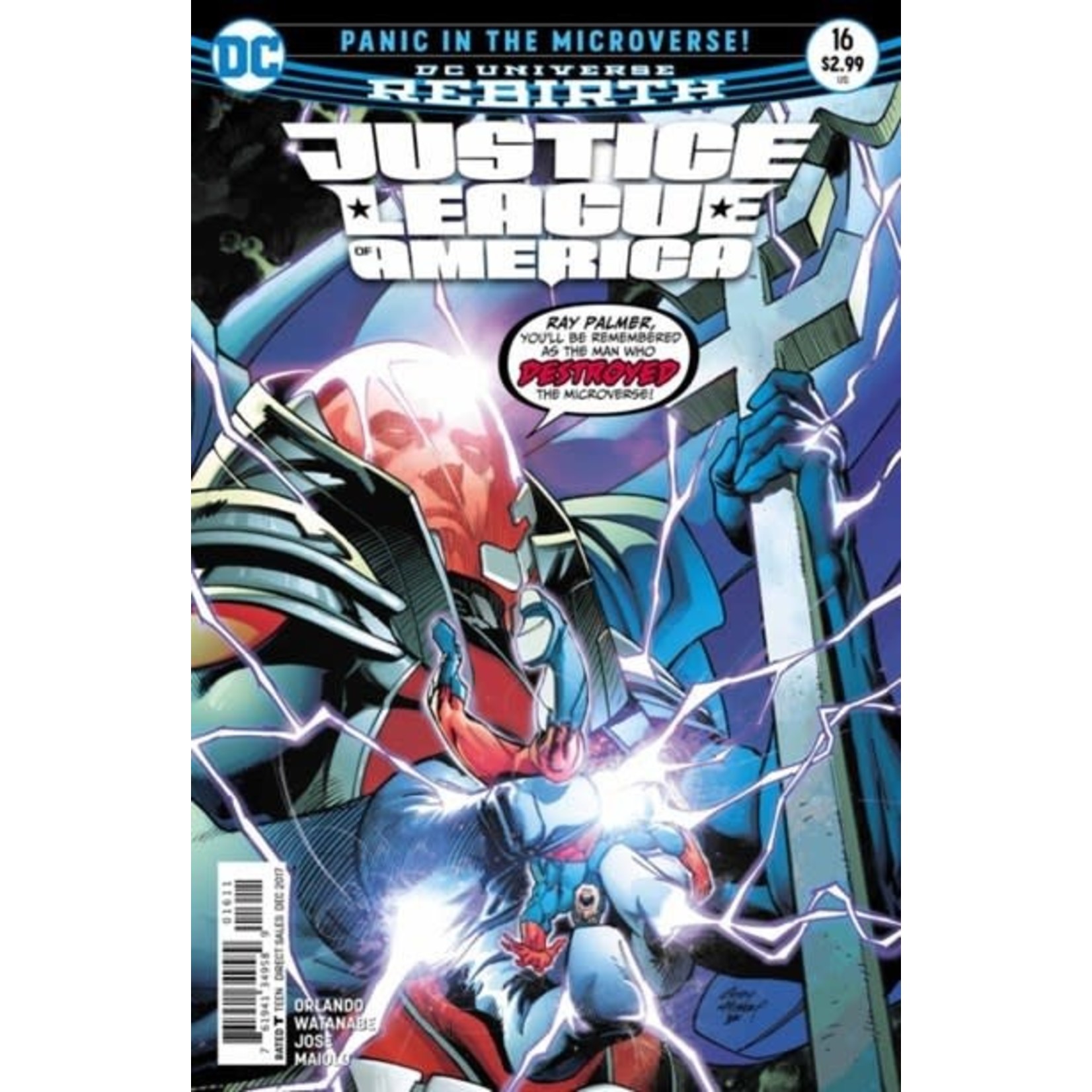 DC Comics Justice League of America 2017 #16