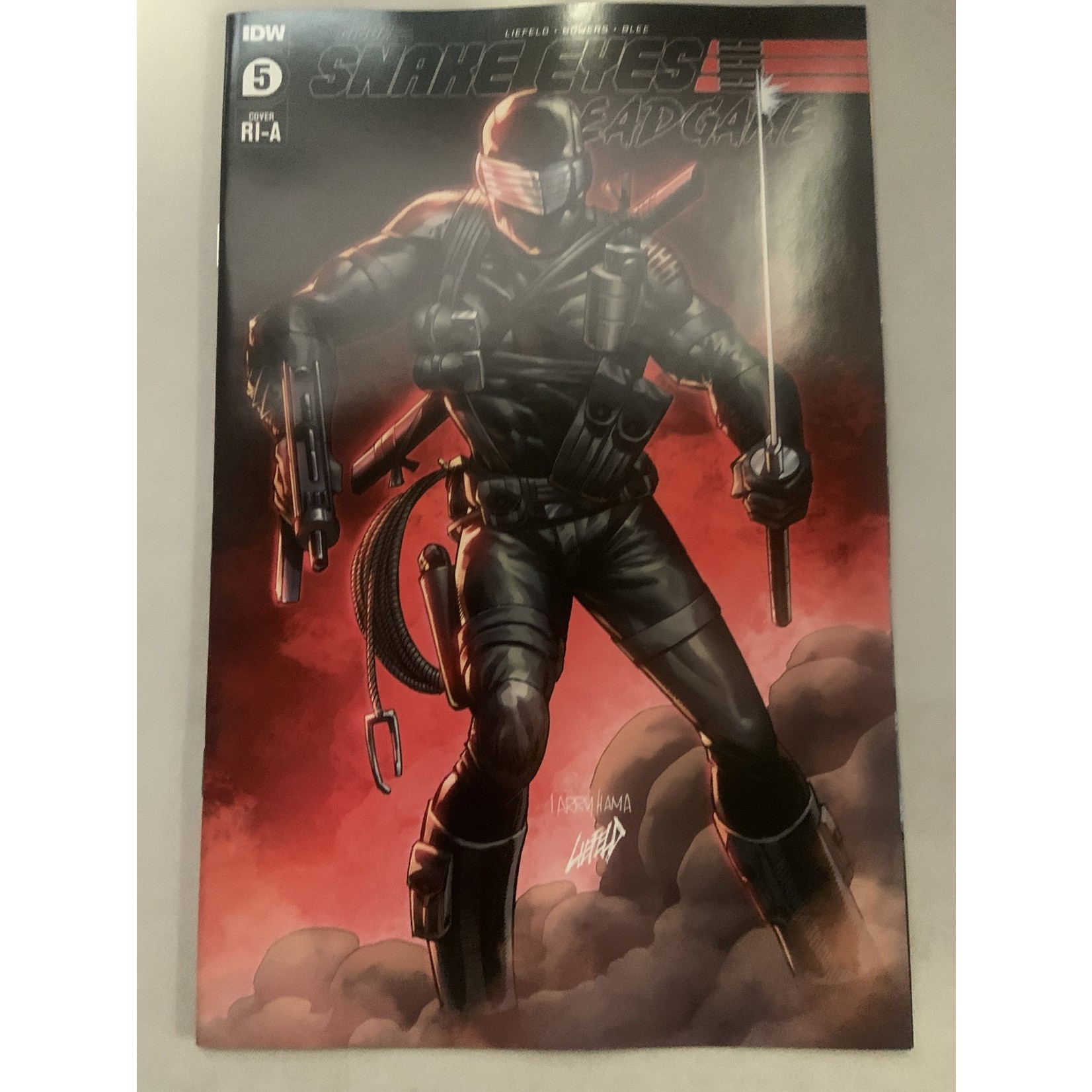 IDW PUBLISHING Snake Eyes Deadgame 2020 #5 (Of 5) Cvr C 10 Cpy Incv Hama Liefeld