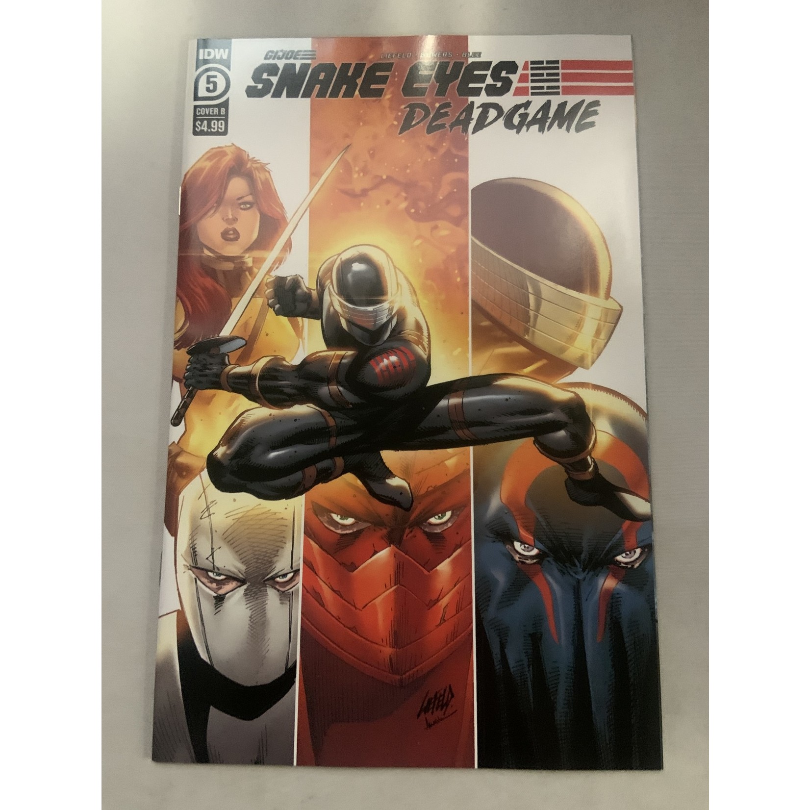 IDW PUBLISHING Snake Eyes Deadgame 2020 #5 (Of 5) Cvr B Liefeld