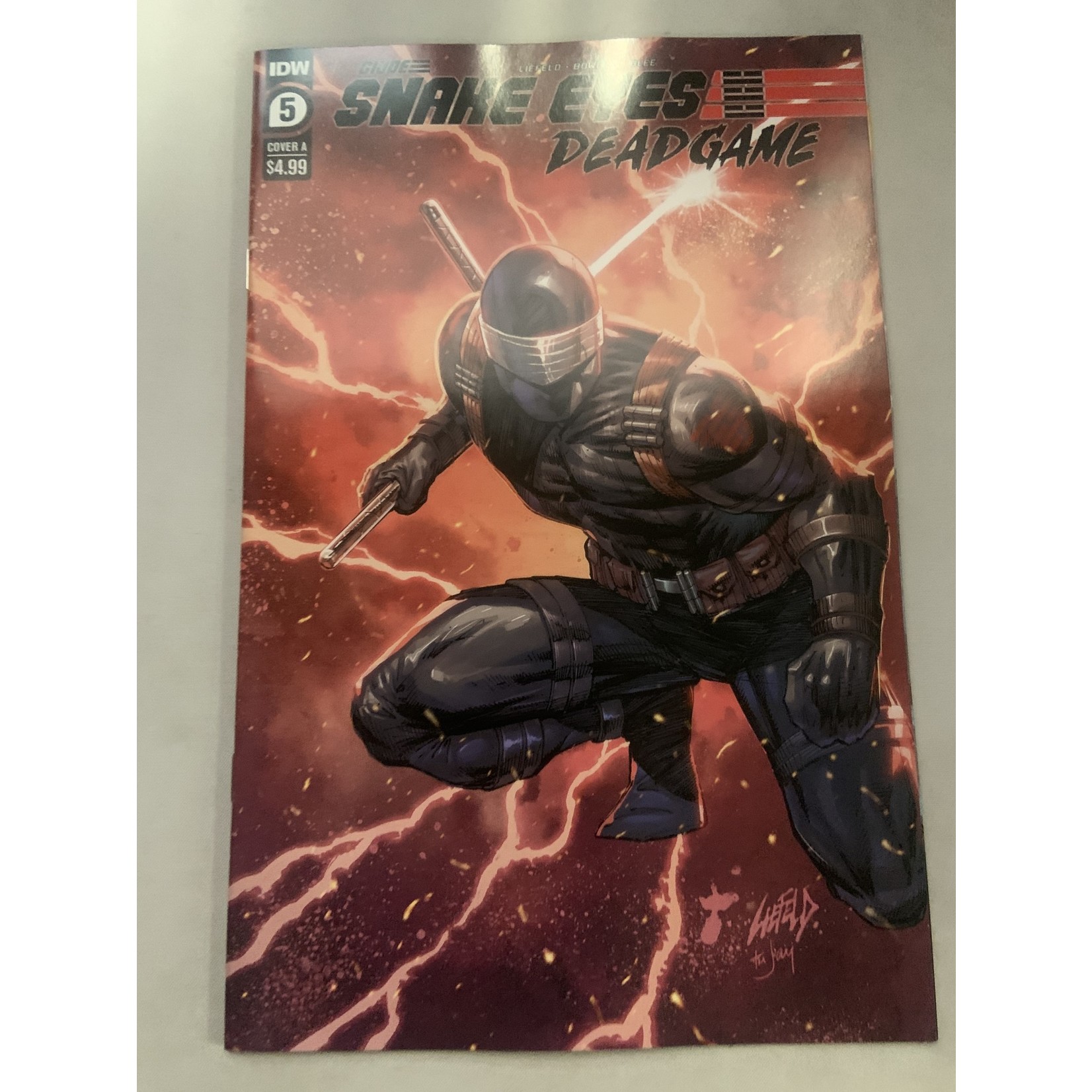 IDW PUBLISHING Snake Eyes Deadgame 2020 #5 (Of 5) Cvr A Liefeld