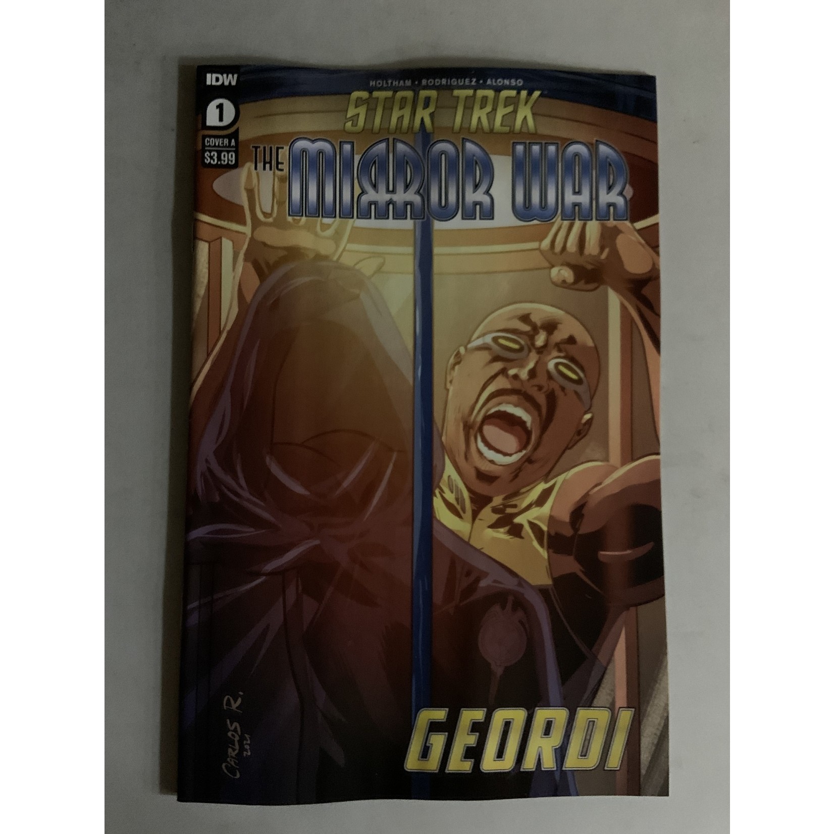 IDW PUBLISHING Star Trek Mirror War Captain La Forge 2022 #1 Cvr A Rodriguez