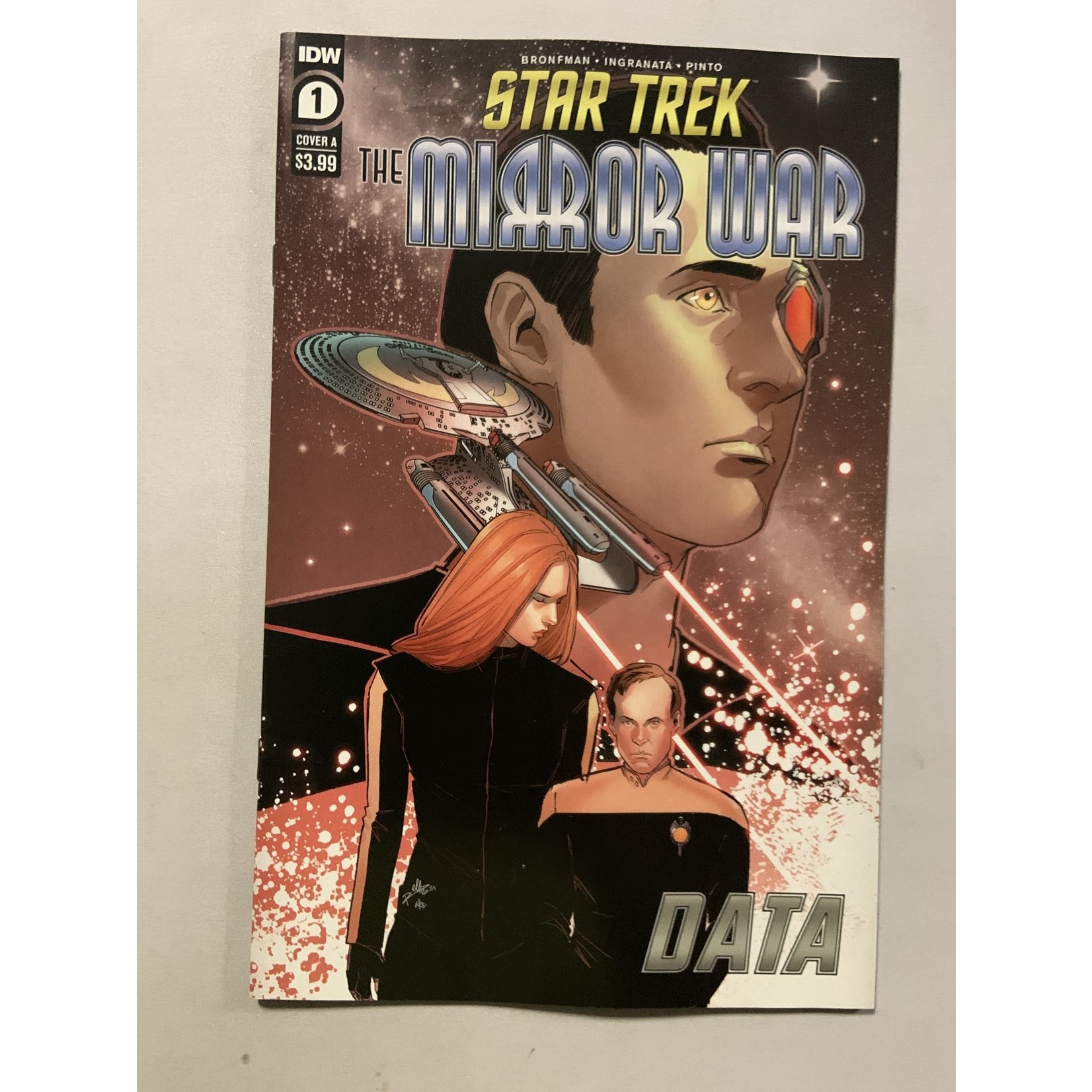 IDW PUBLISHING Star Trek Mirror War Data 2021 #1 Cvr A Ingranata