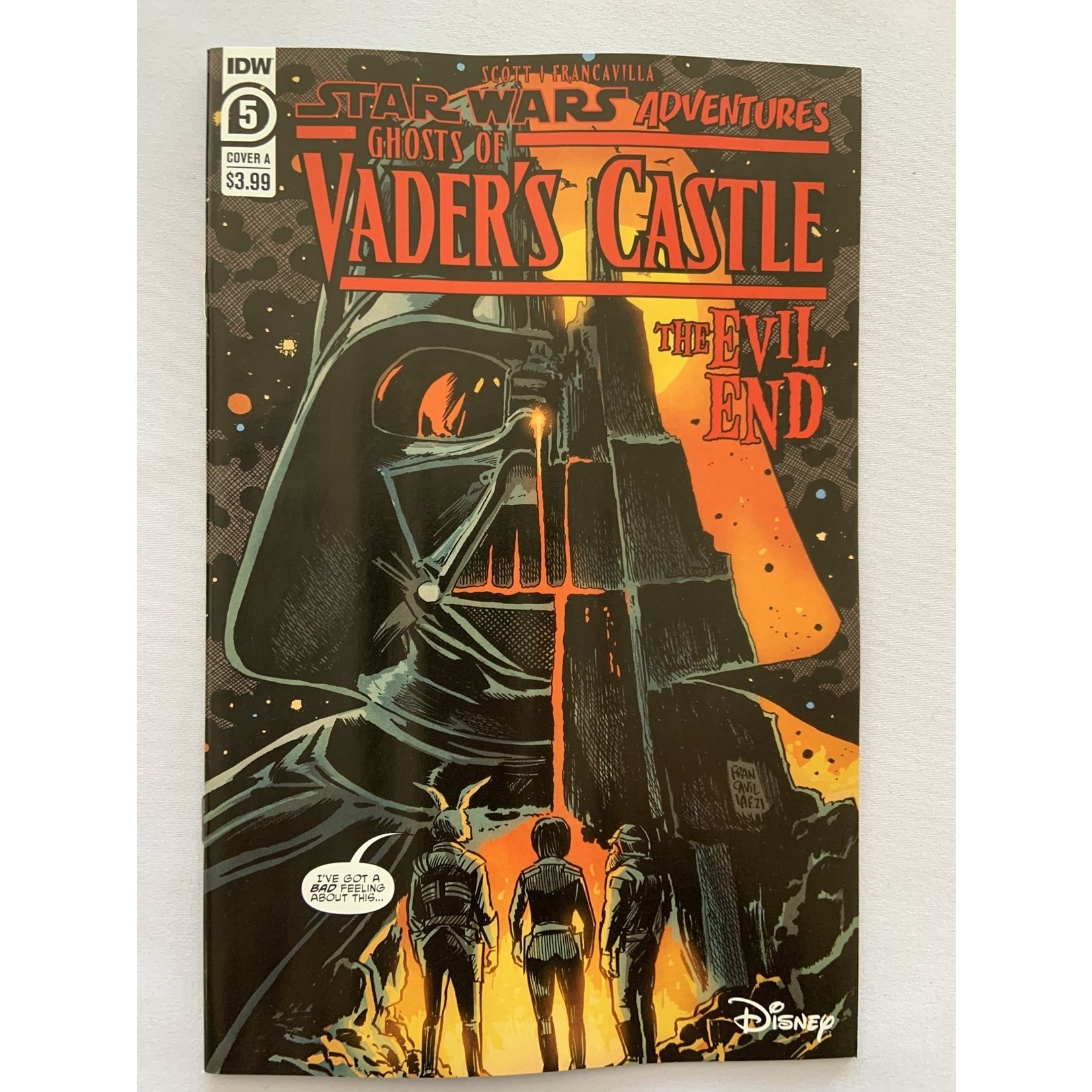 IDW PUBLISHING Star Wars Adv Ghost Vaders Castle 2021 #5 (Of 5) Cvr A Francavill