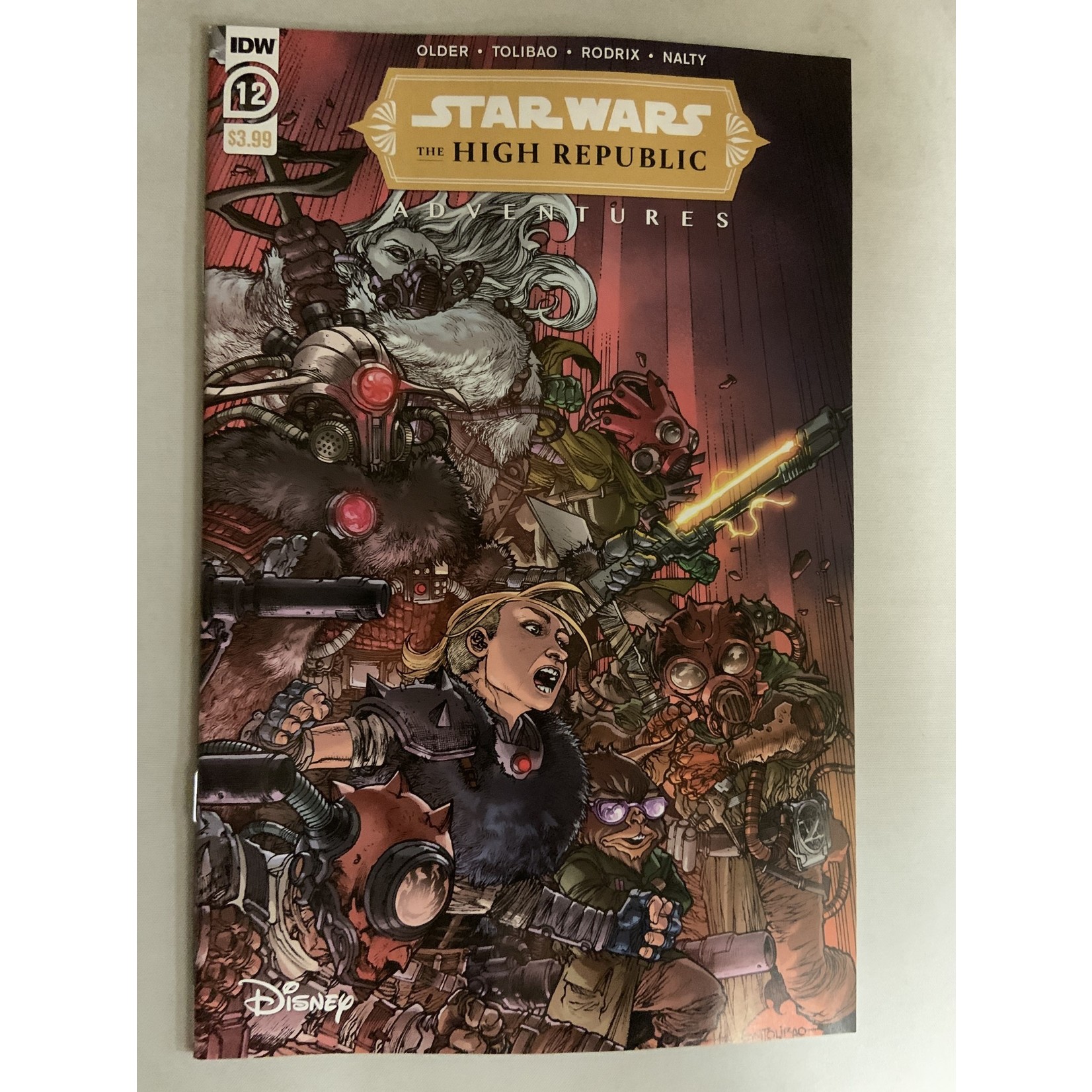 IDW PUBLISHING Star Wars High Republic Adventures 2021 #12 Cvr A Tolibao (C: 1-0