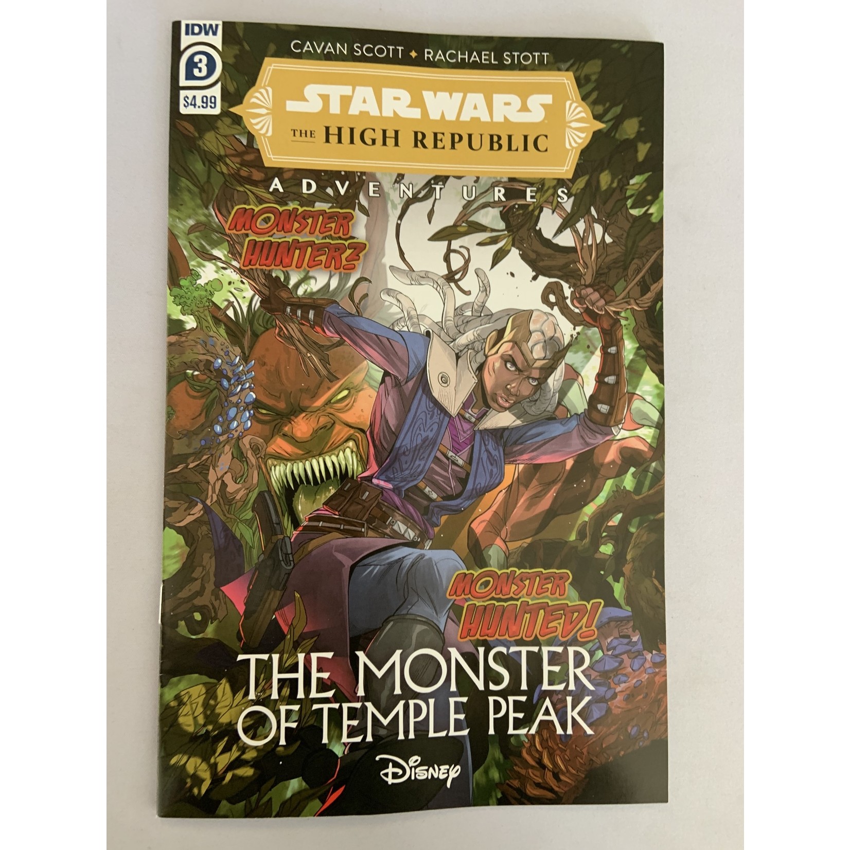 IDW PUBLISHING Star Wars High Republic Adv Monster Temple Peak 2021 #3 (Of 4) (C: 1-0-0