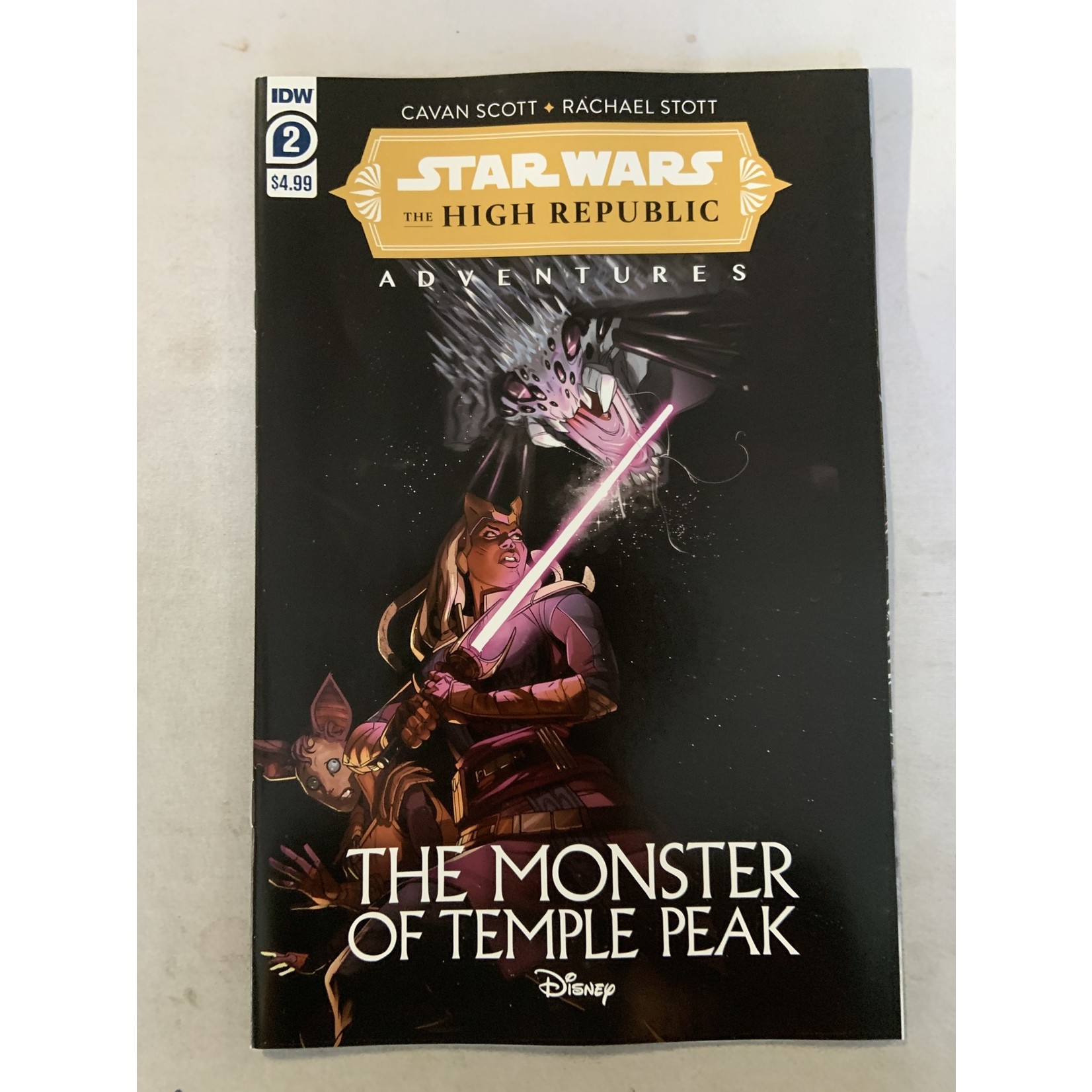IDW PUBLISHING Star Wars High Republic Adv Monster Temple Peak 2021 #2 (Of 4) (C: 1-0-0