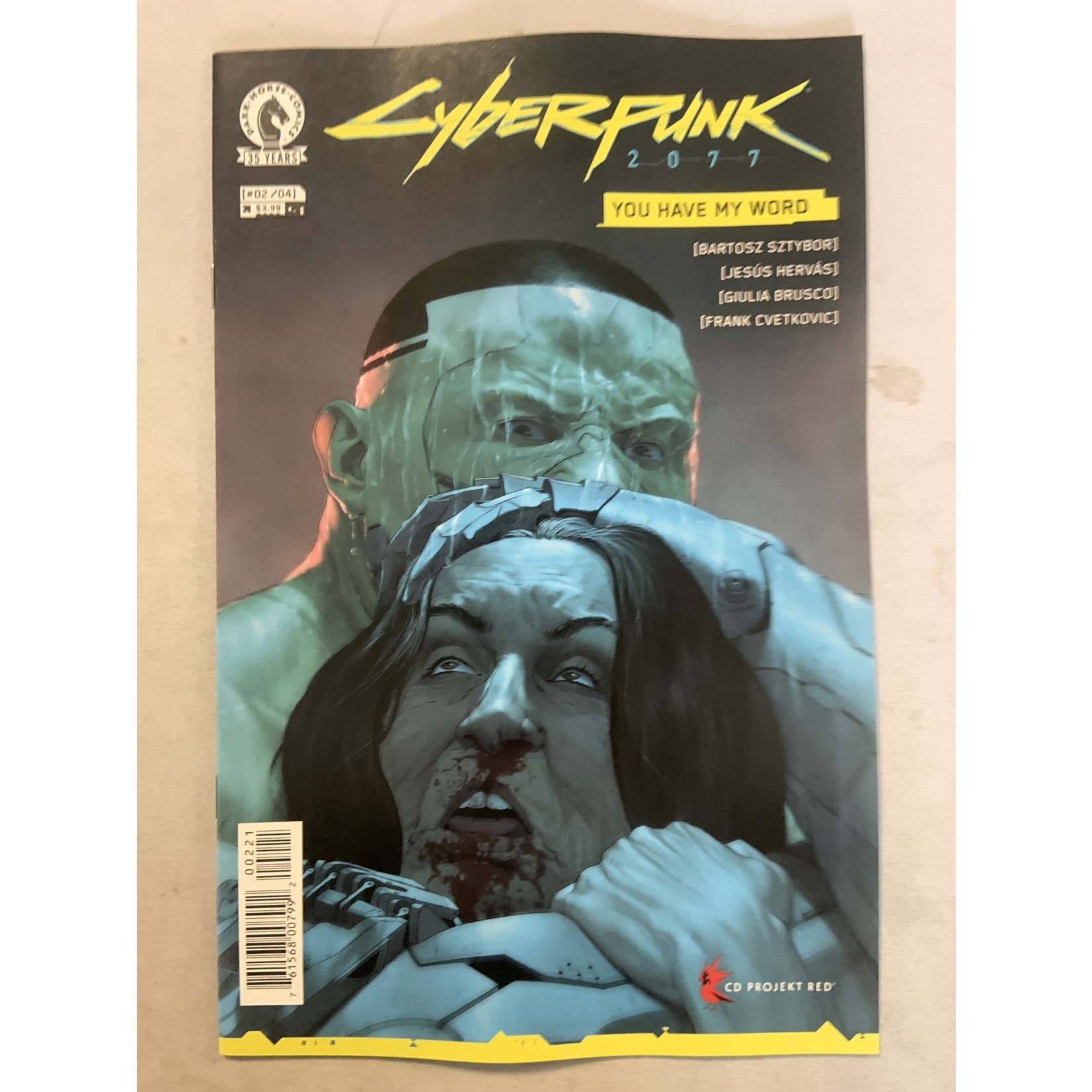 DARK HORSE COMICS Cyberpunk 2077 You Have My Word 2021 #2 (Of 4) Cvr B De Lulis