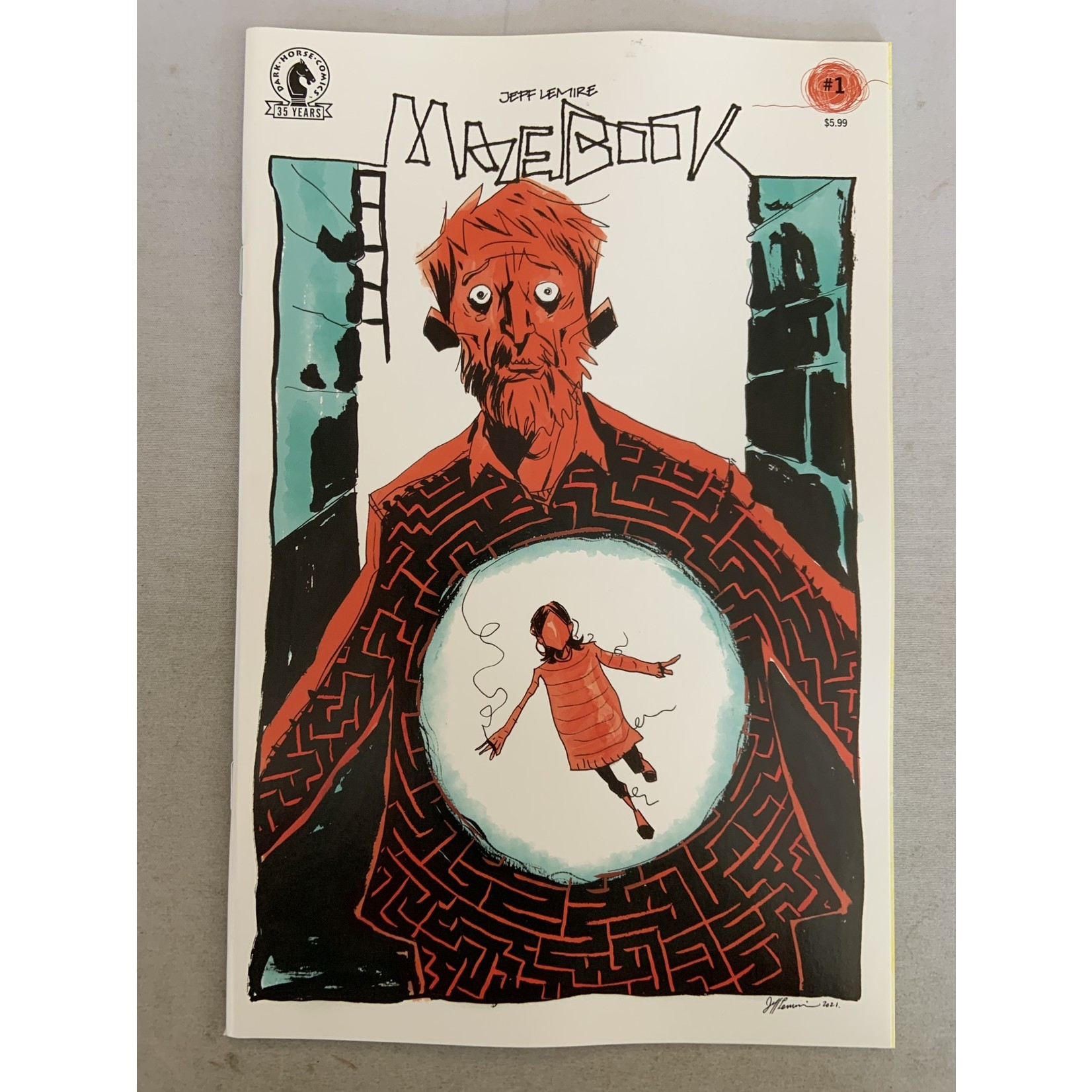DARK HORSE COMICS Mazebook 2021 #1 (Of 5) Cvr A Lemire