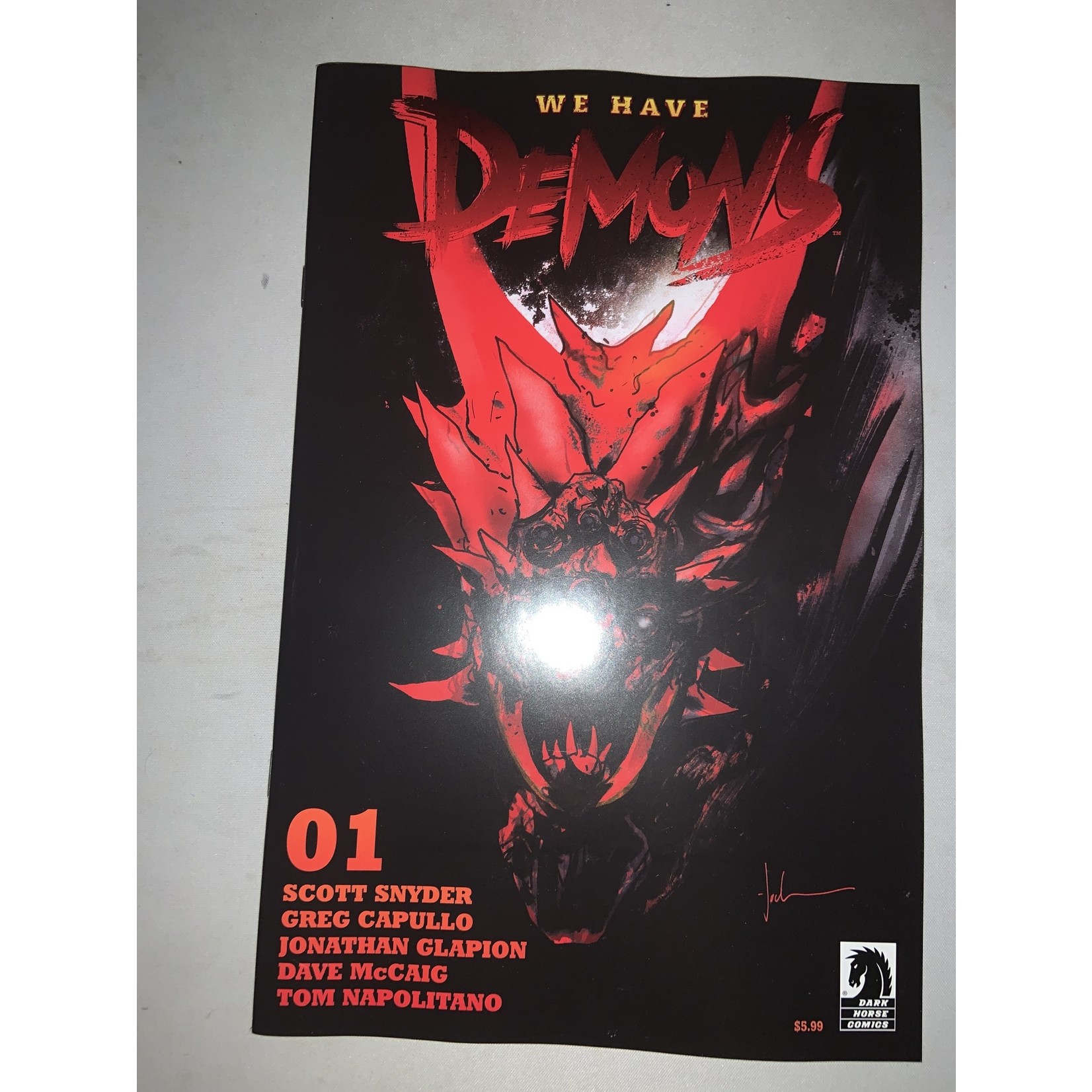 DARK HORSE COMICS We Have Demons 2022 #1 (Of 3) Cvr B Jock (Mr)