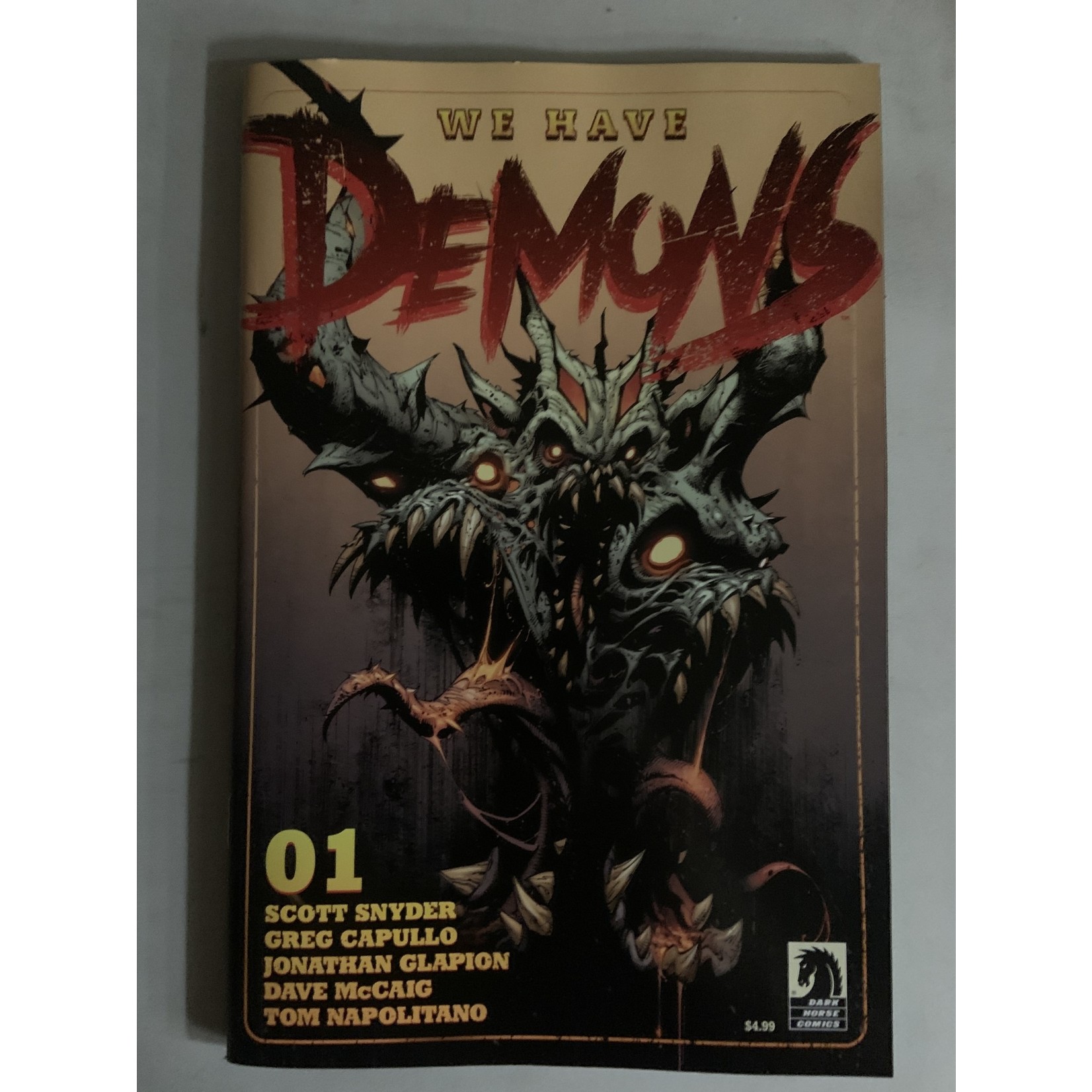 DARK HORSE COMICS We Have Demons 2022 #1 (Of 3) Cvr A Capullo (Mr)--Dmg
