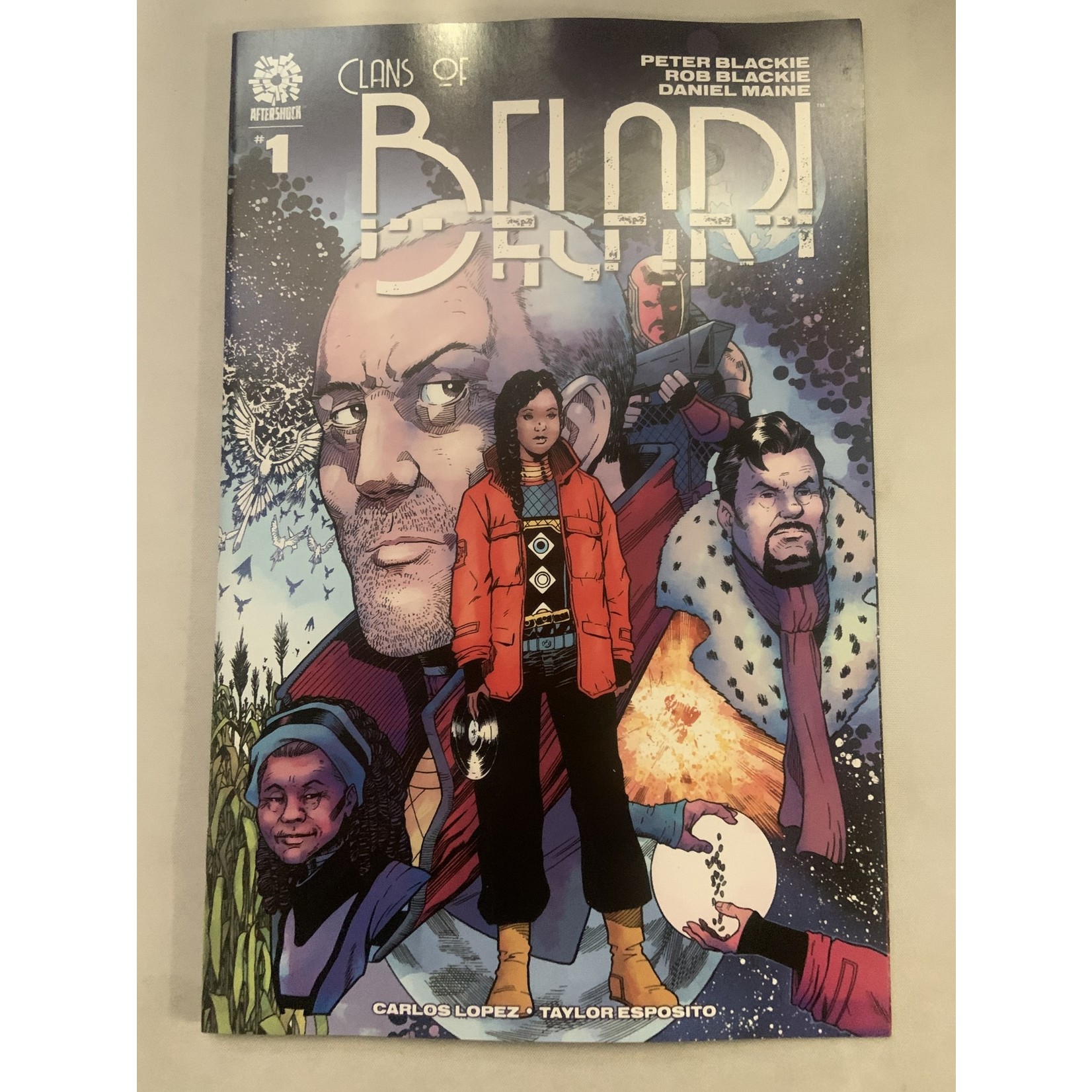 AFTERSHOCK COMICS Clans Of Belari 2021 #1 Cvr B 15 Copy Barry Kitson Incv