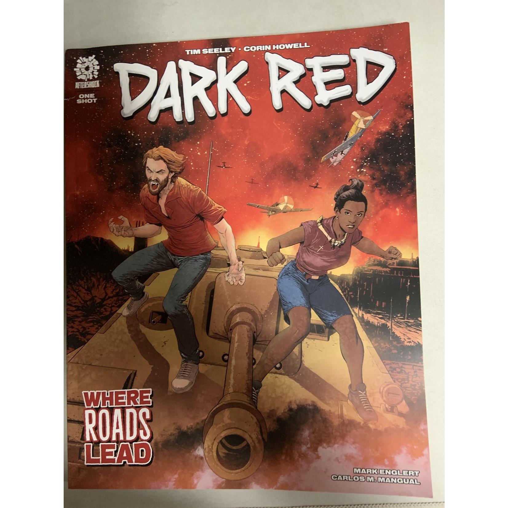 AFTERSHOCK COMICS Dark Red Where Roads Lead Oneshot 2022 #1 Cvr B 10 Copy Clarke In--Damaged