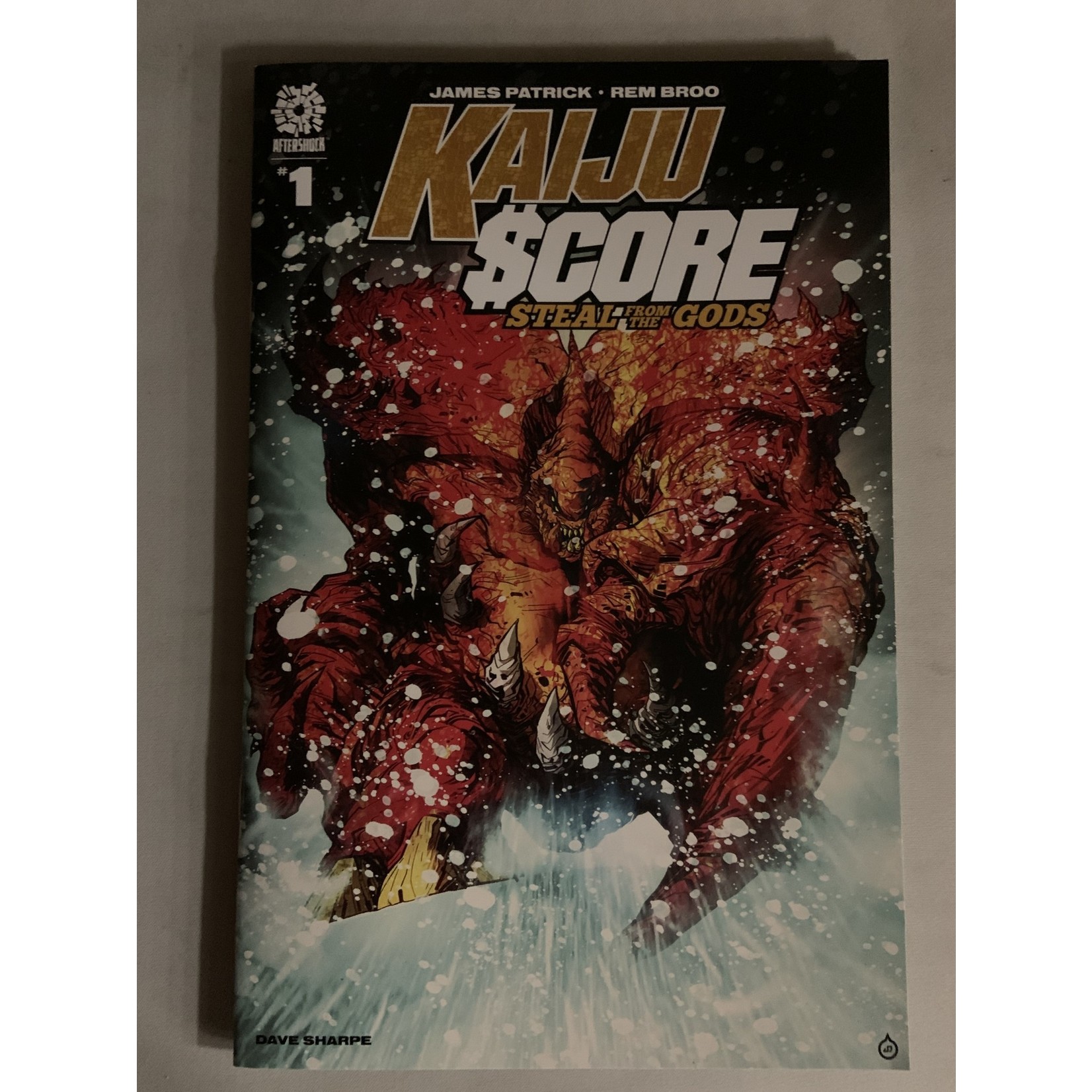 AFTERSHOCK COMICS Kaiju Score Steal From Gods 2022 #1 Cvr B 15 Copy Juan Doe Incv