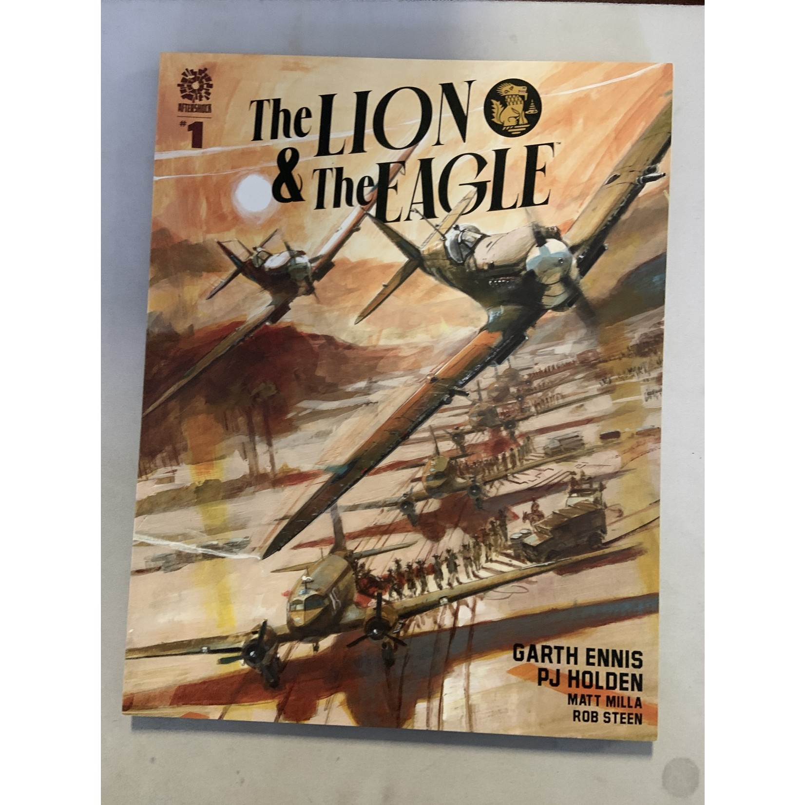 AFTERSHOCK COMICS Lion & Eagle 2022 #1 Cvr B 10 Copy Burns Incv