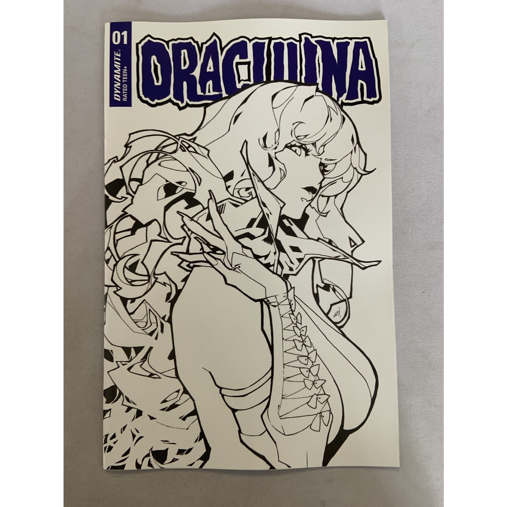 DYNAMITE Draculina 2022 #1 Cvr J 30 Copy Incv Besch B&W