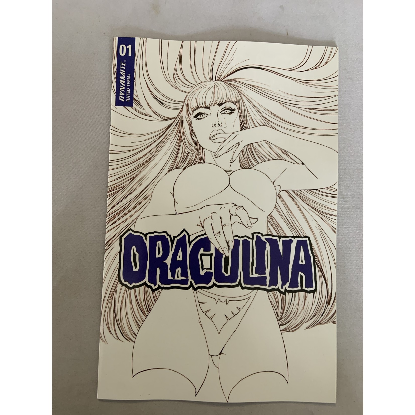 DYNAMITE Draculina 2022 #1 Cvr I 25 Copy Incv March B&W