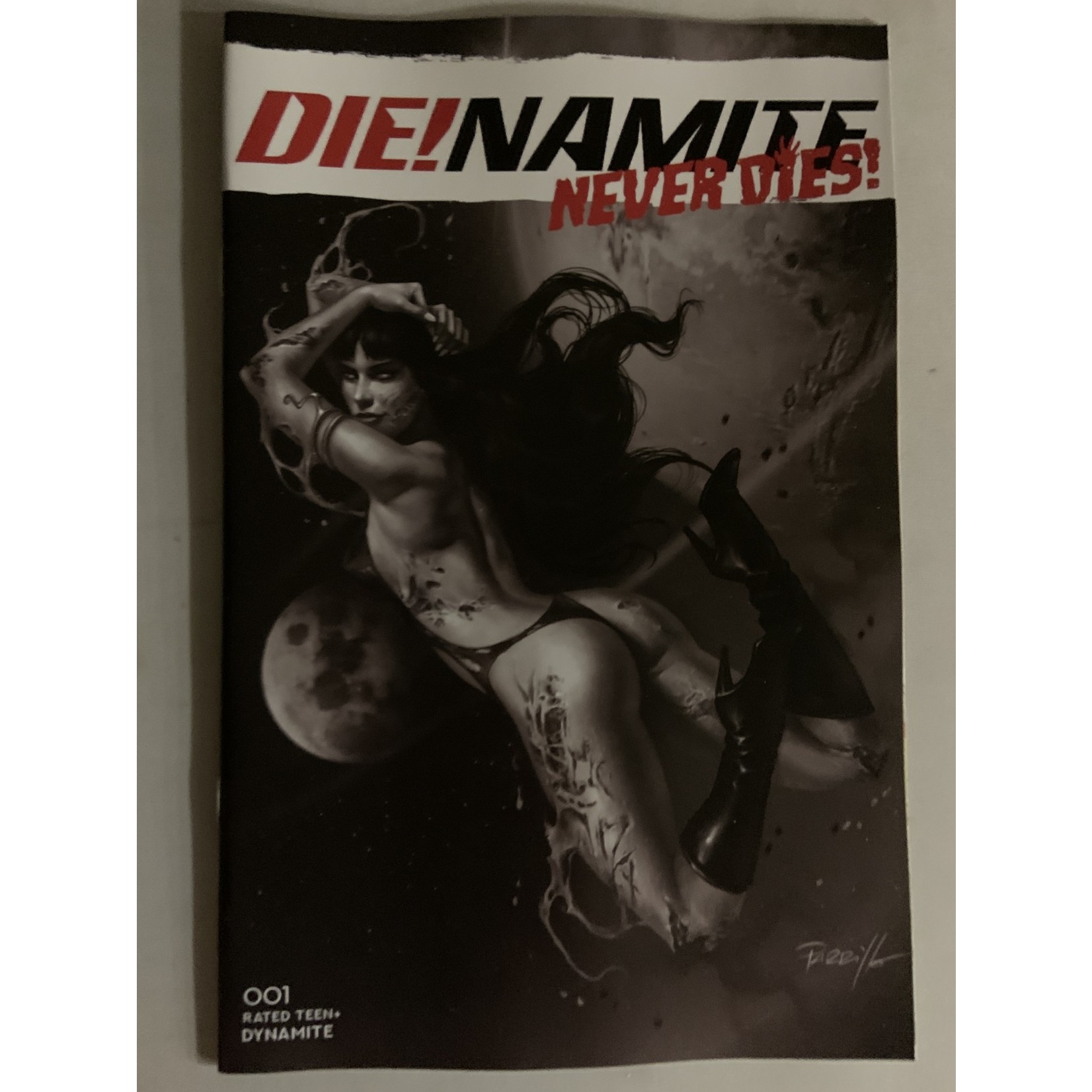 DYNAMITE Die!Namite Never Dies 2022 #1 Cvr J 30 Copy Incv Parrillo B&W (C: