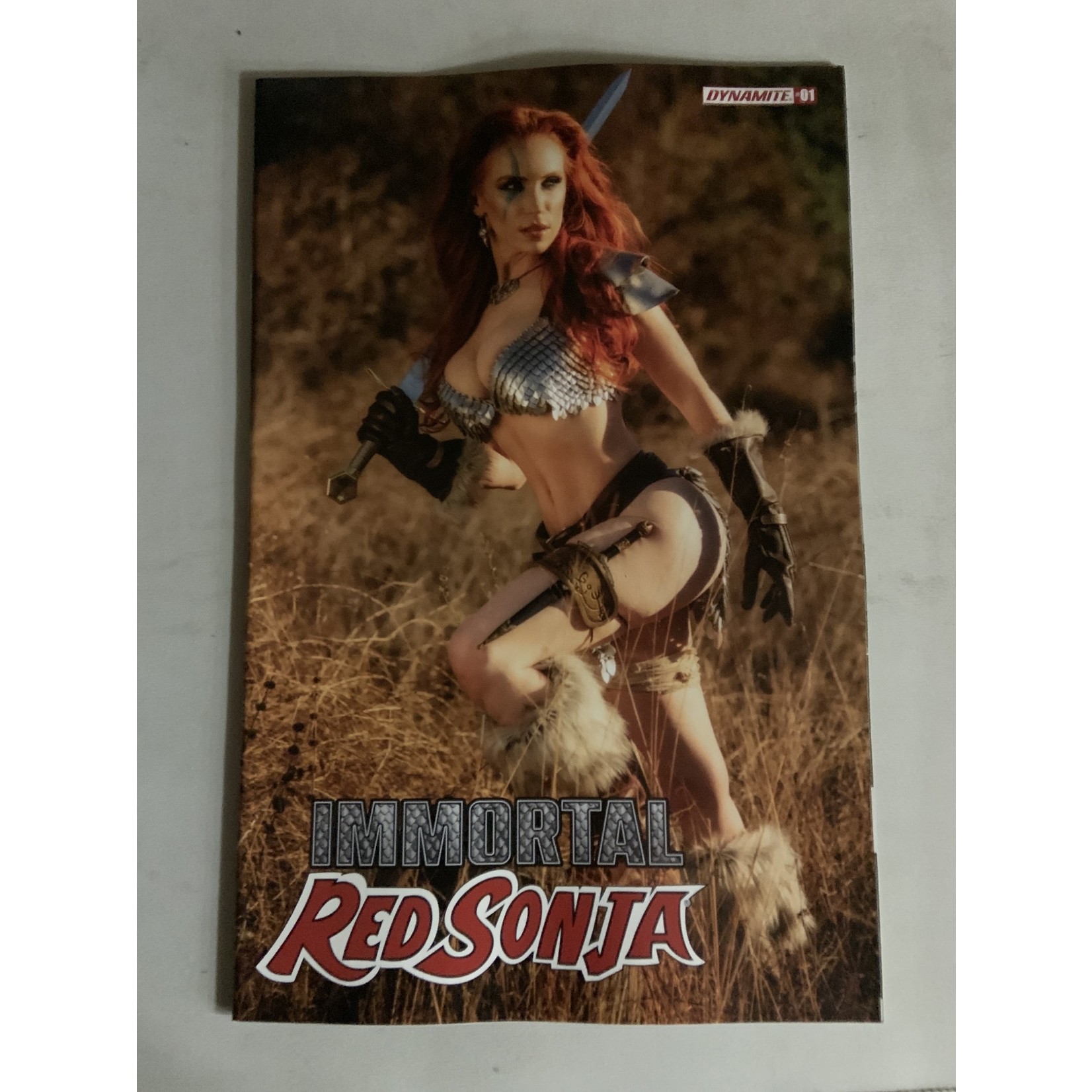 DYNAMITE Immortal Red Sonja 2022 #1 Cvr E Cosplay