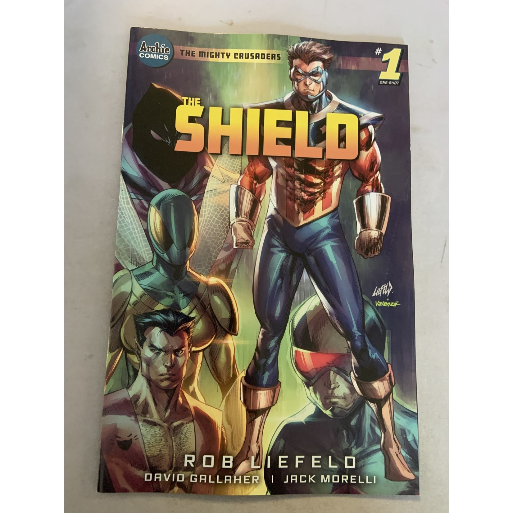 ARCHIE COMIC PUBLICATIONS Mighty Crusaders One Shot The Shield 2021 #1 Cvr F Top Secret Liefel