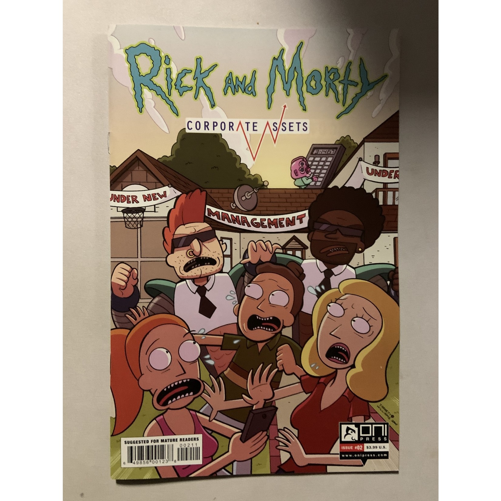 ONI PRESS INC. Rick And Morty Corporate Assets 2021 #2 Cvr A Williams