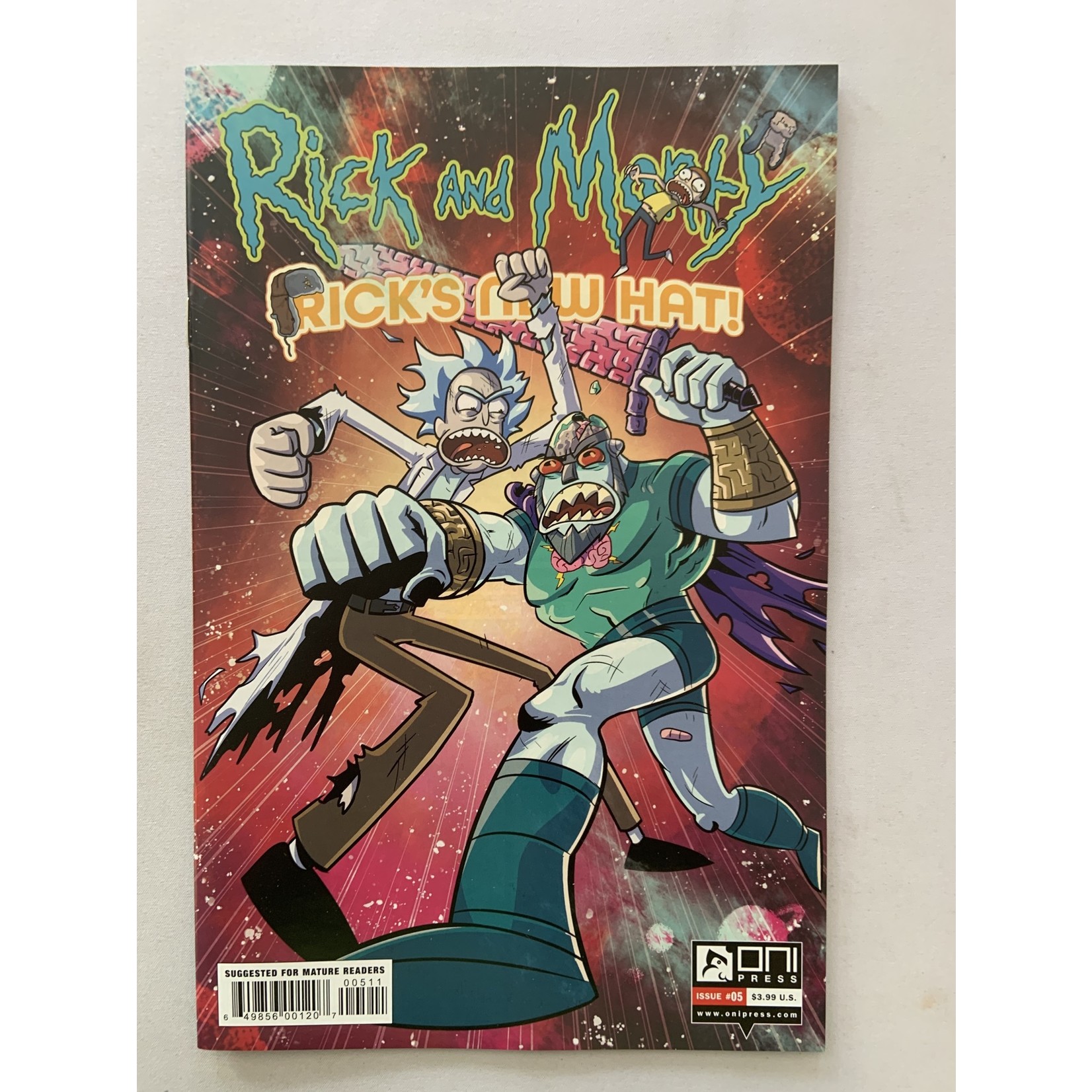 ONI PRESS INC. Rick And Morty Ricks New Hat 2021 #5 Cvr A Stresing