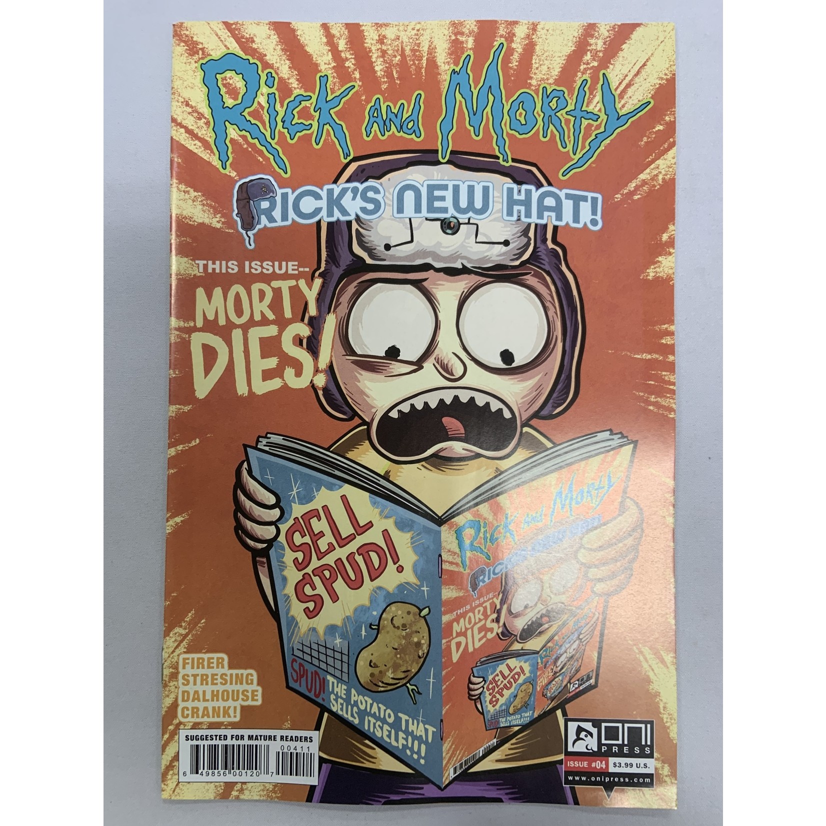ONI PRESS INC. Rick And Morty Ricks New Hat 2021 #4 Cvr A Stresing