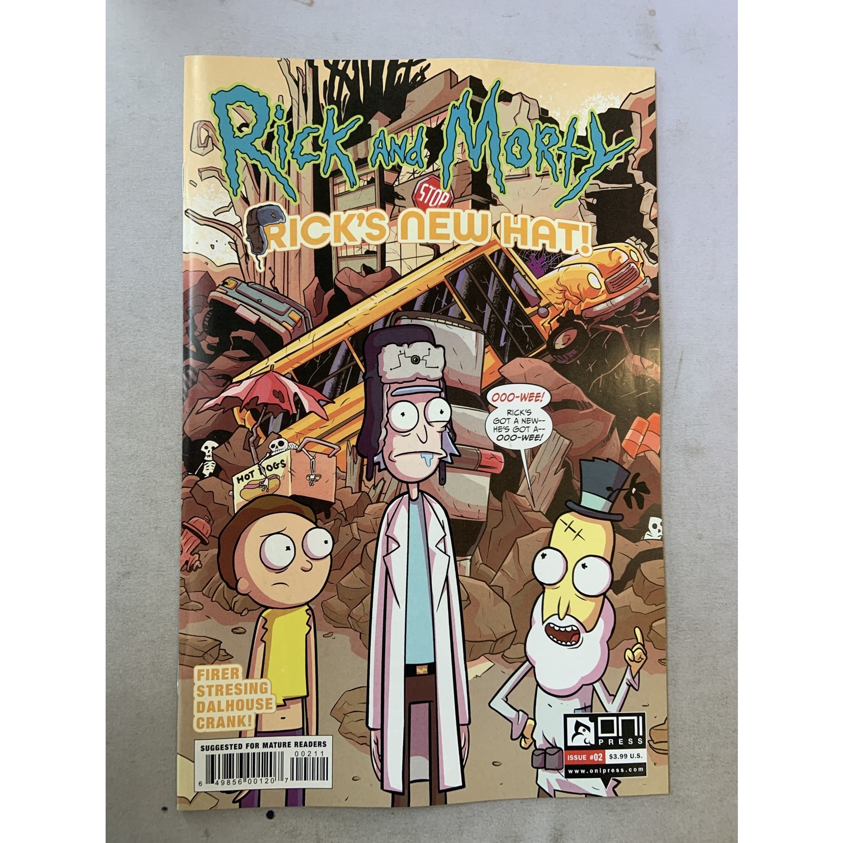 ONI PRESS INC. Rick And Morty Ricks New Hat 2021 #2 Cvr A Stresing