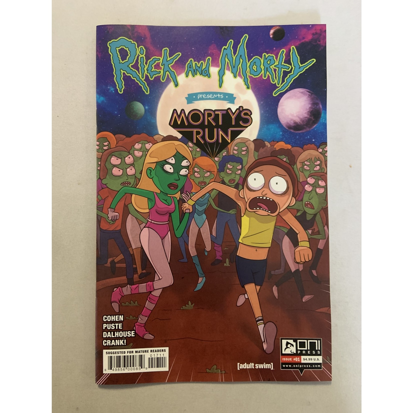 ONI PRESS INC. Rick And Morty Presents Mortys Run 2022 #1 Cvr A Puste