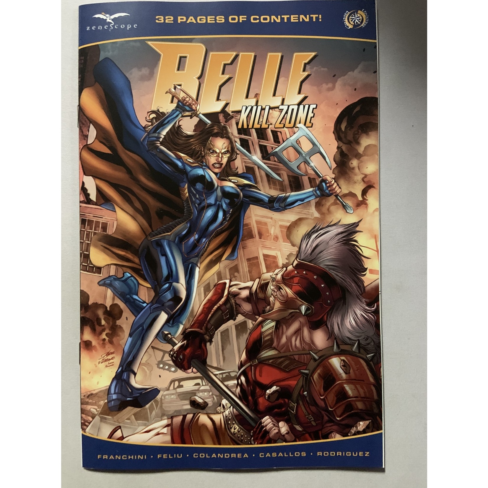 ZENESCOPE ENTERTAINMENT INC Belle Kill Zone 2021 #1 Cvr B Vitorino
